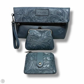 3 piece matching Wristlet Designer By Patricia Nash, Size: Medium