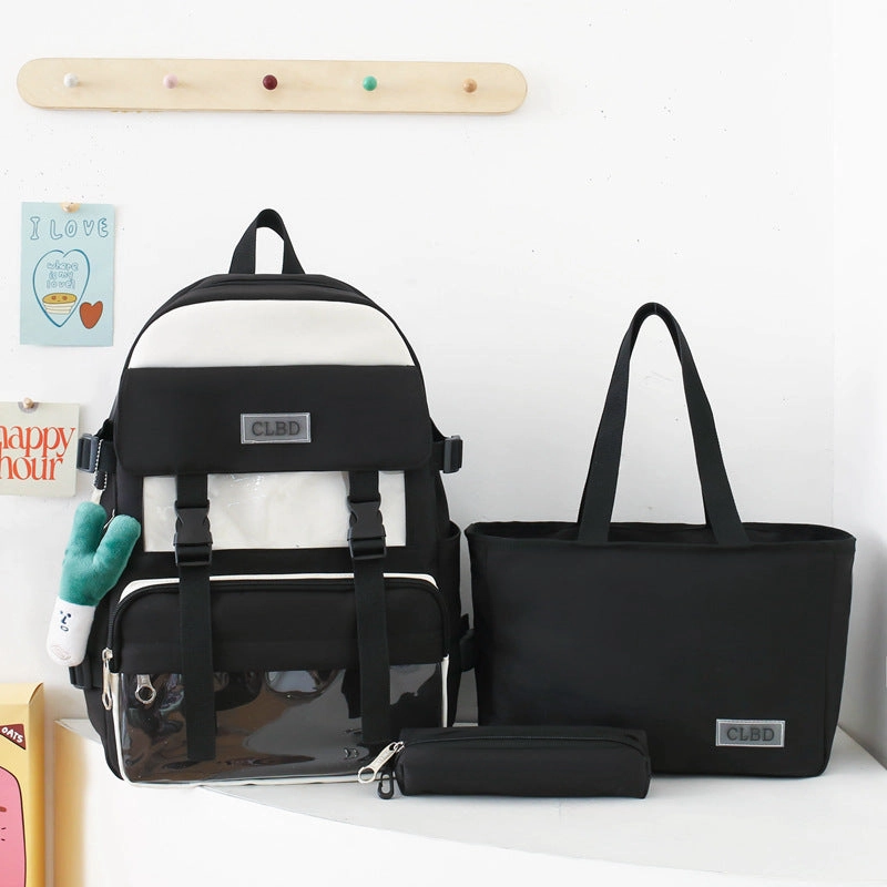 3-piece student school bag, backpack