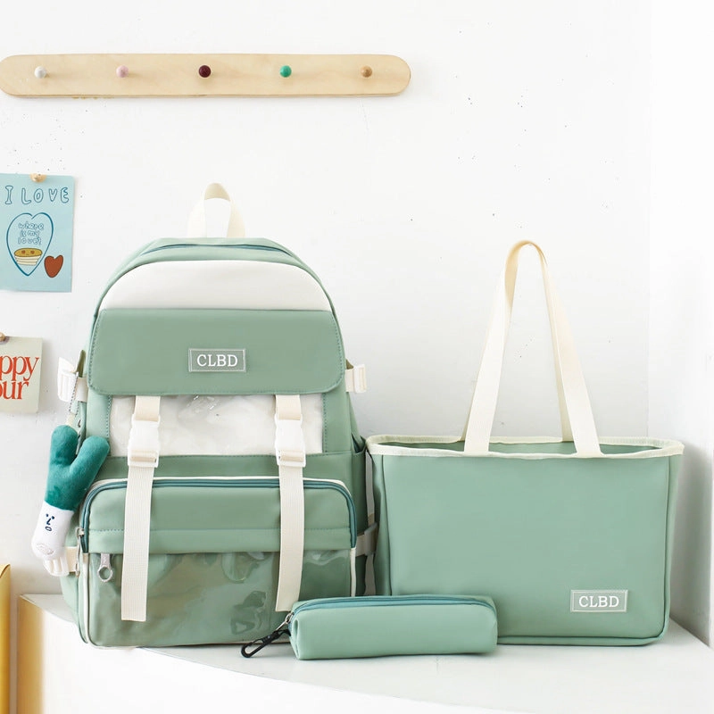 3-piece student school bag, backpack