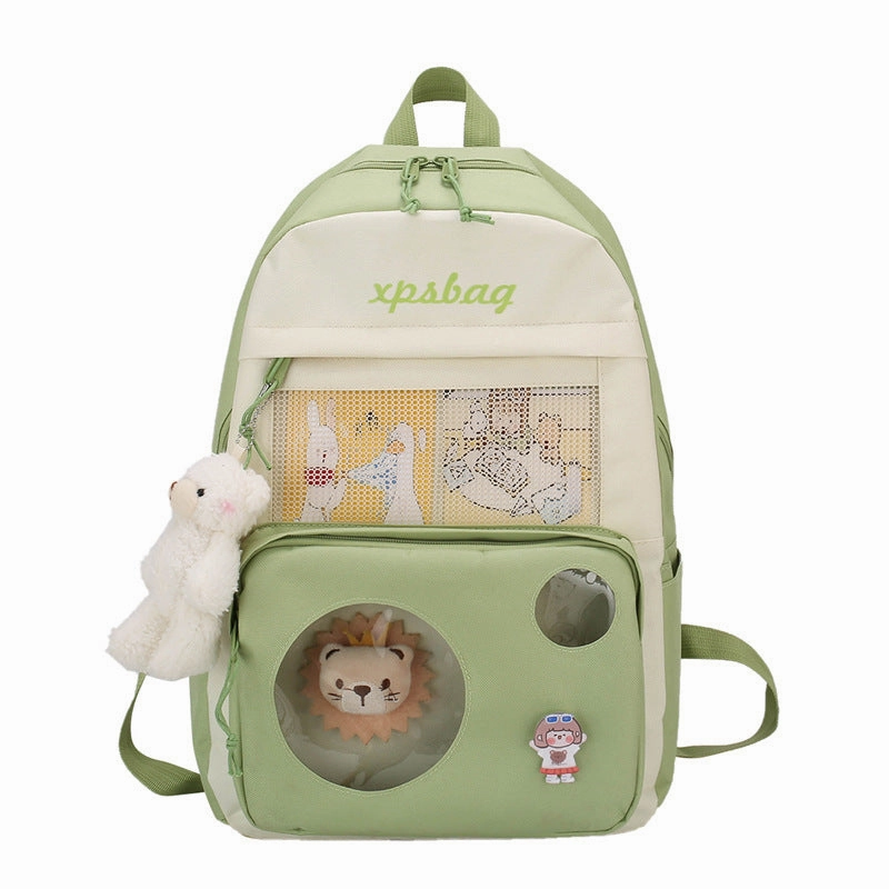 4-piece medium and casual student backpack wholesale