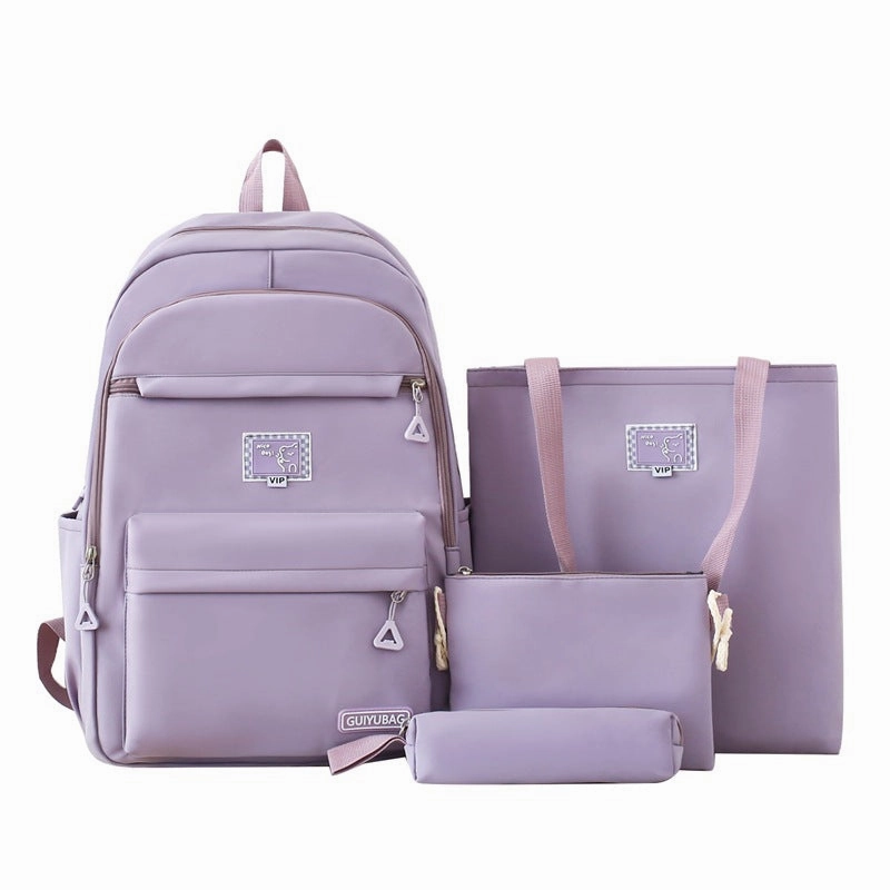 4-piece school bag fashion backpack