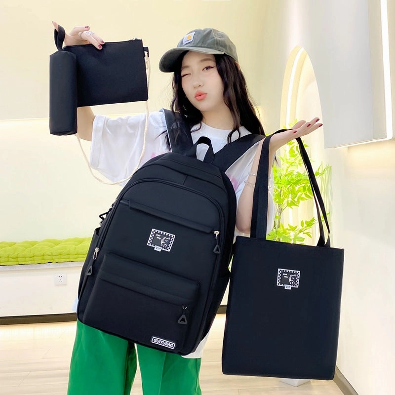 4-piece school bag fashion backpack