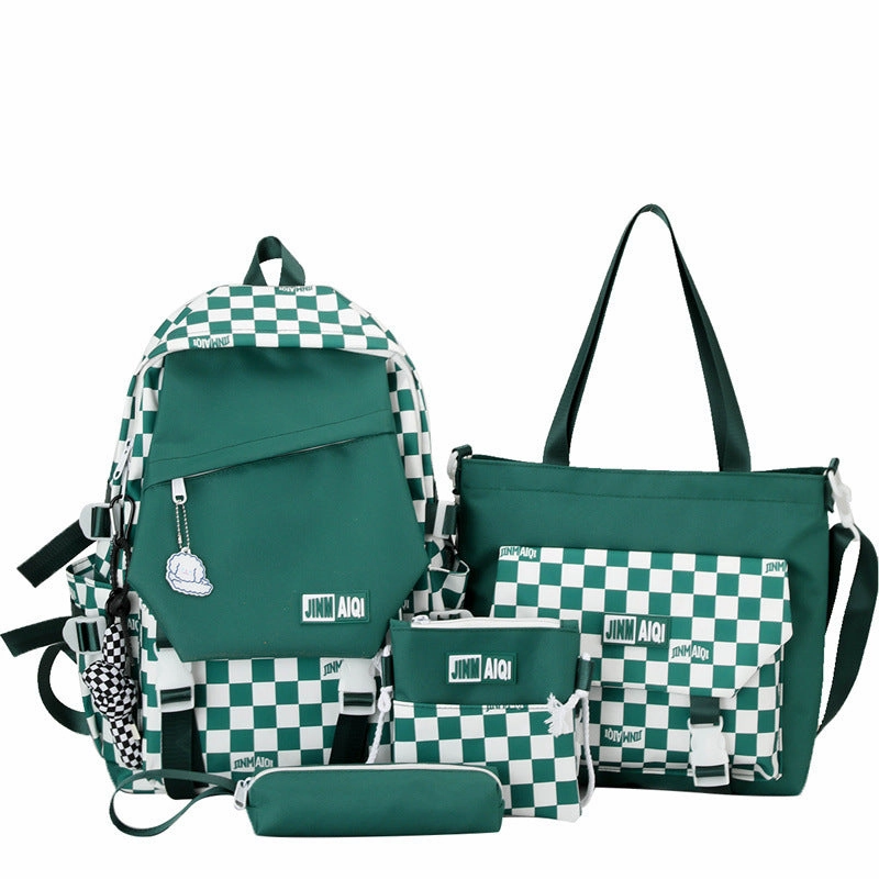 4-piece set for middle school students, backpack