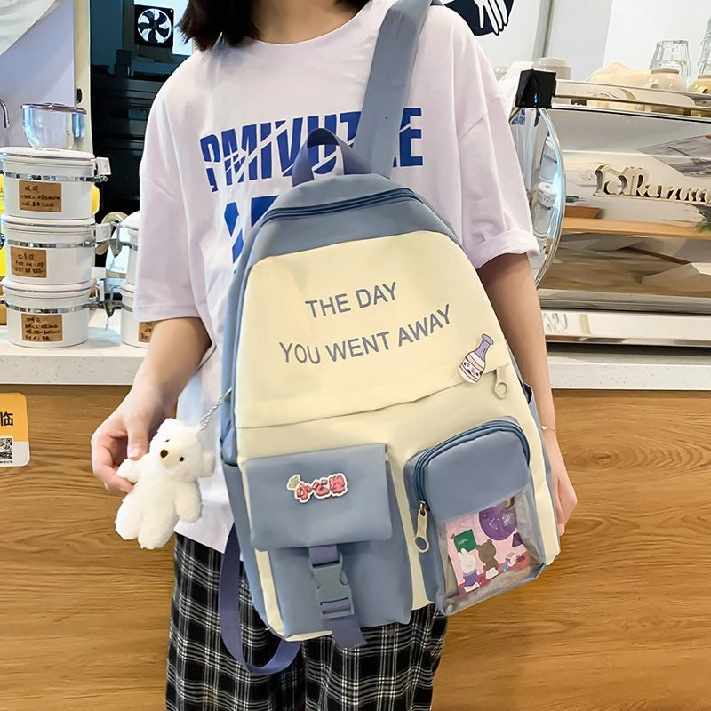 5-piece school bag backpack with good value