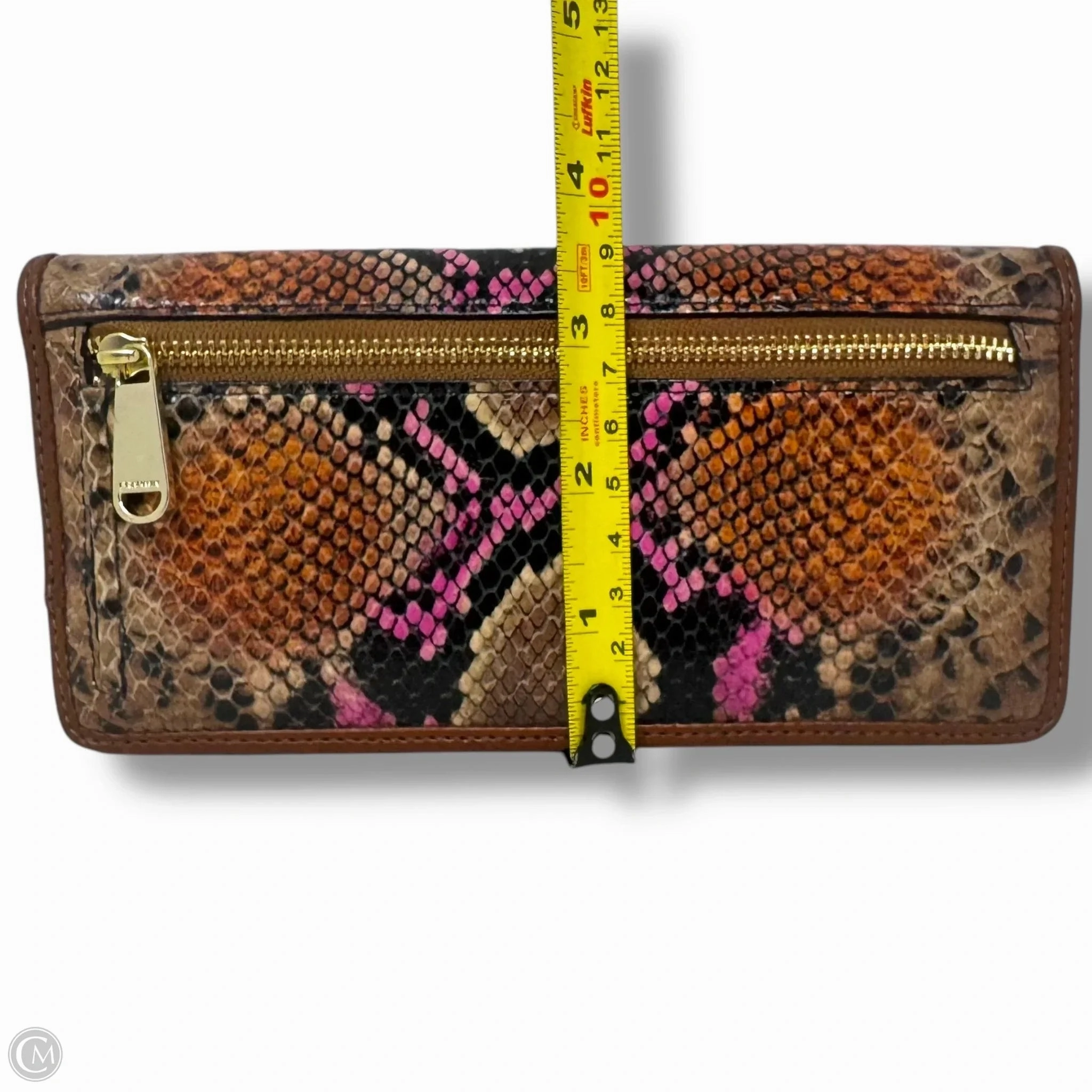 Ady Wallet Designer By Brahmin In Marmalade Tangelo, Size: Large