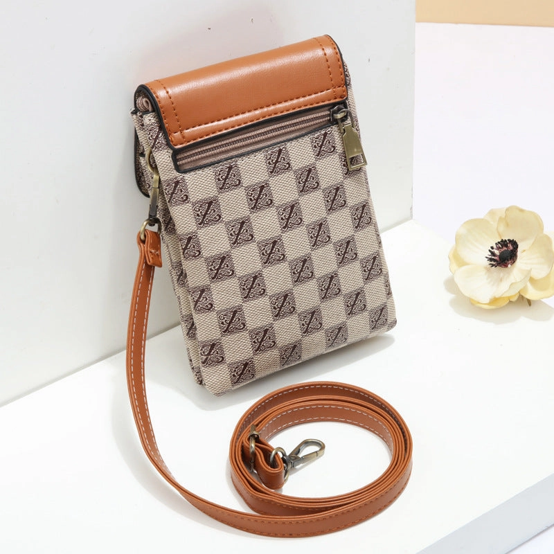 Alphabet checkerboard bag