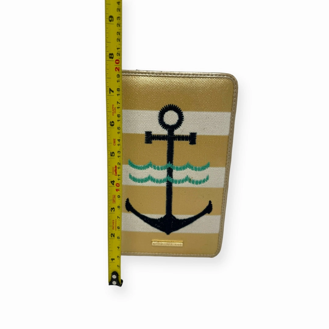 Anchor Stripe Bifold Snap Wallet Spartina, Size Large