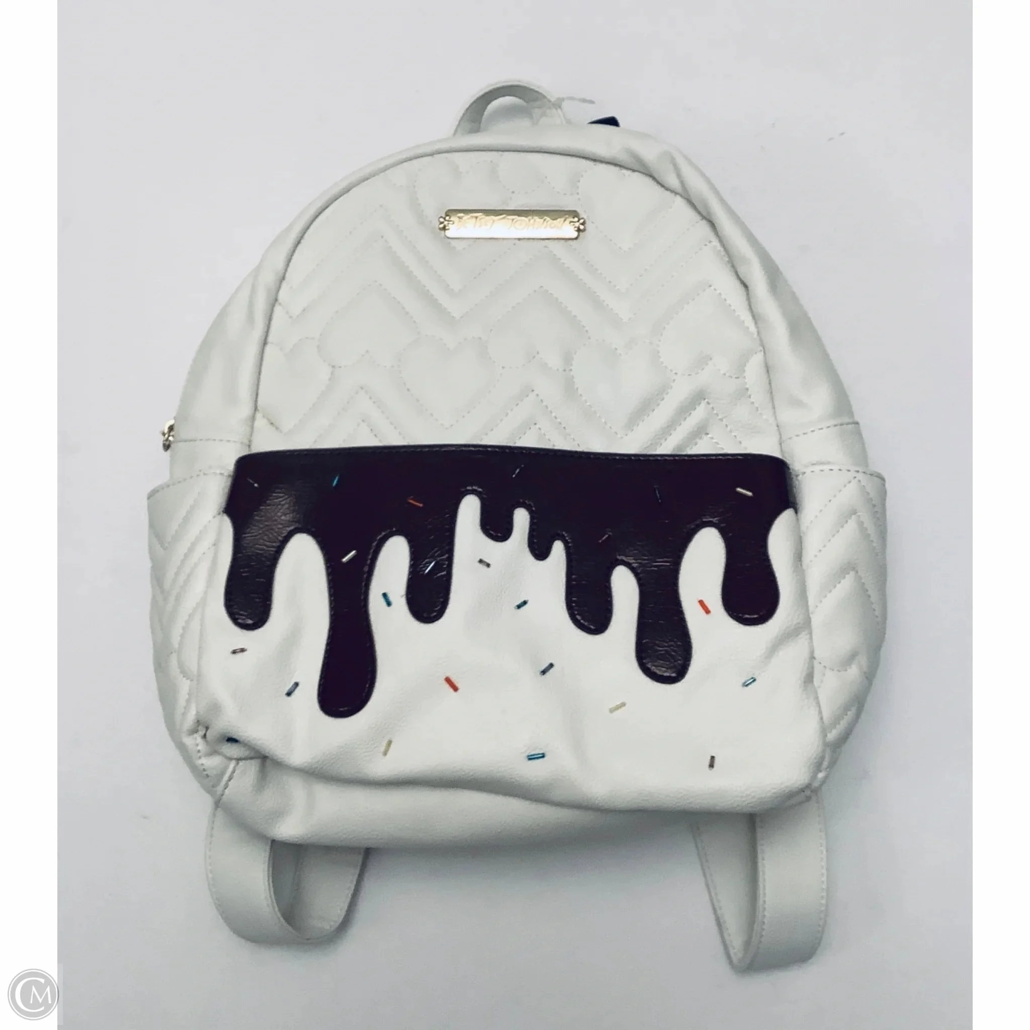 Backpack By Betsey Johnson, Size: Medium