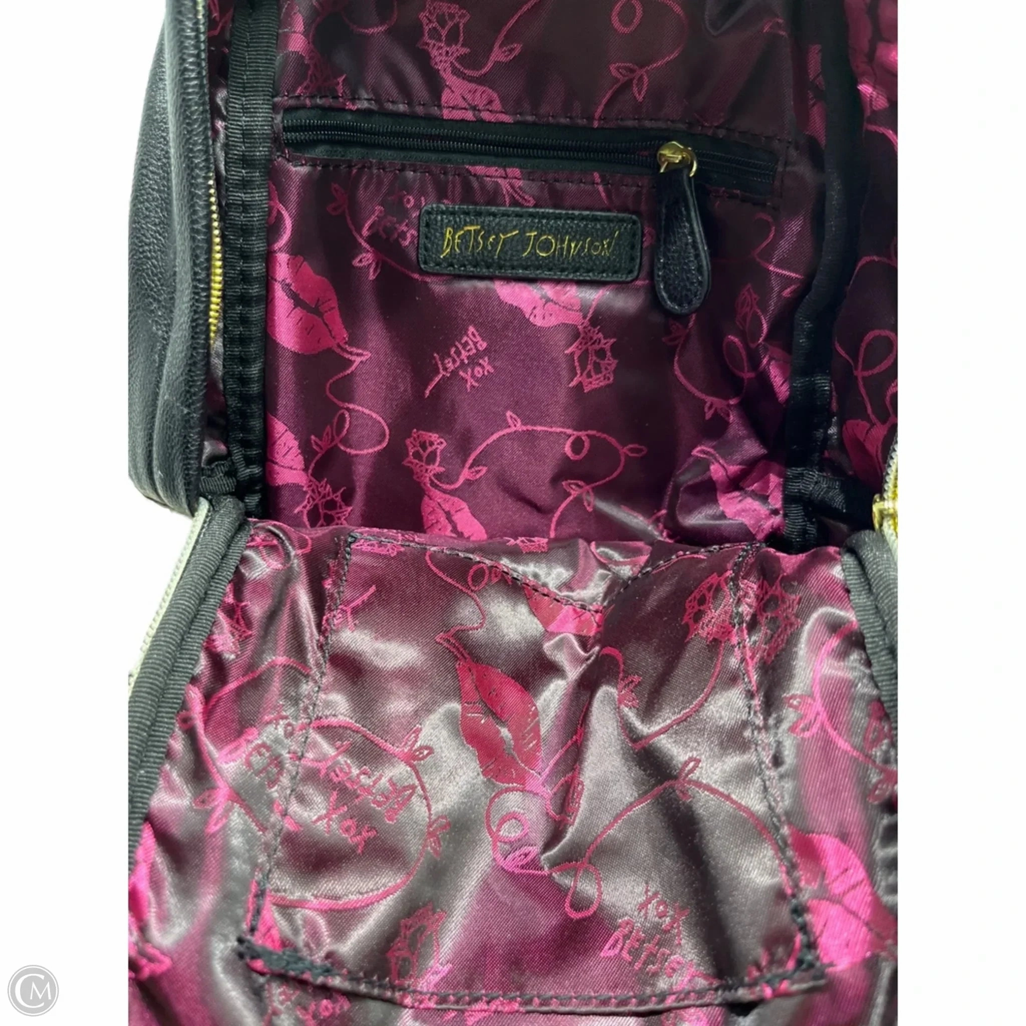 Backpack By Betsey Johnson, Size: Small