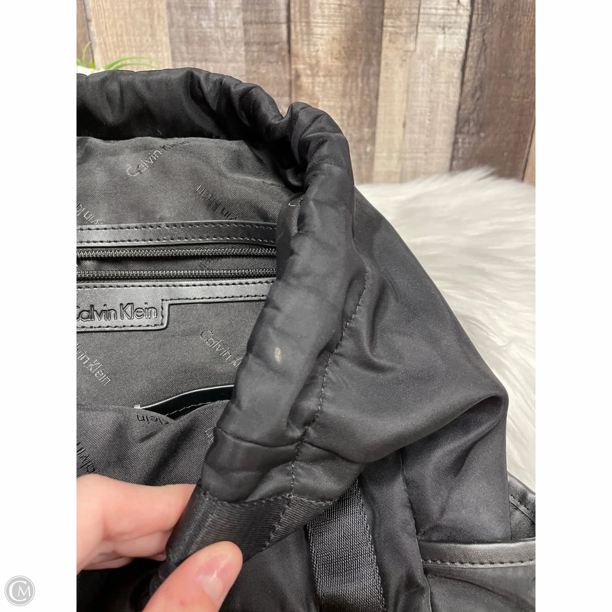 Backpack By Calvin Klein, Size: Medium