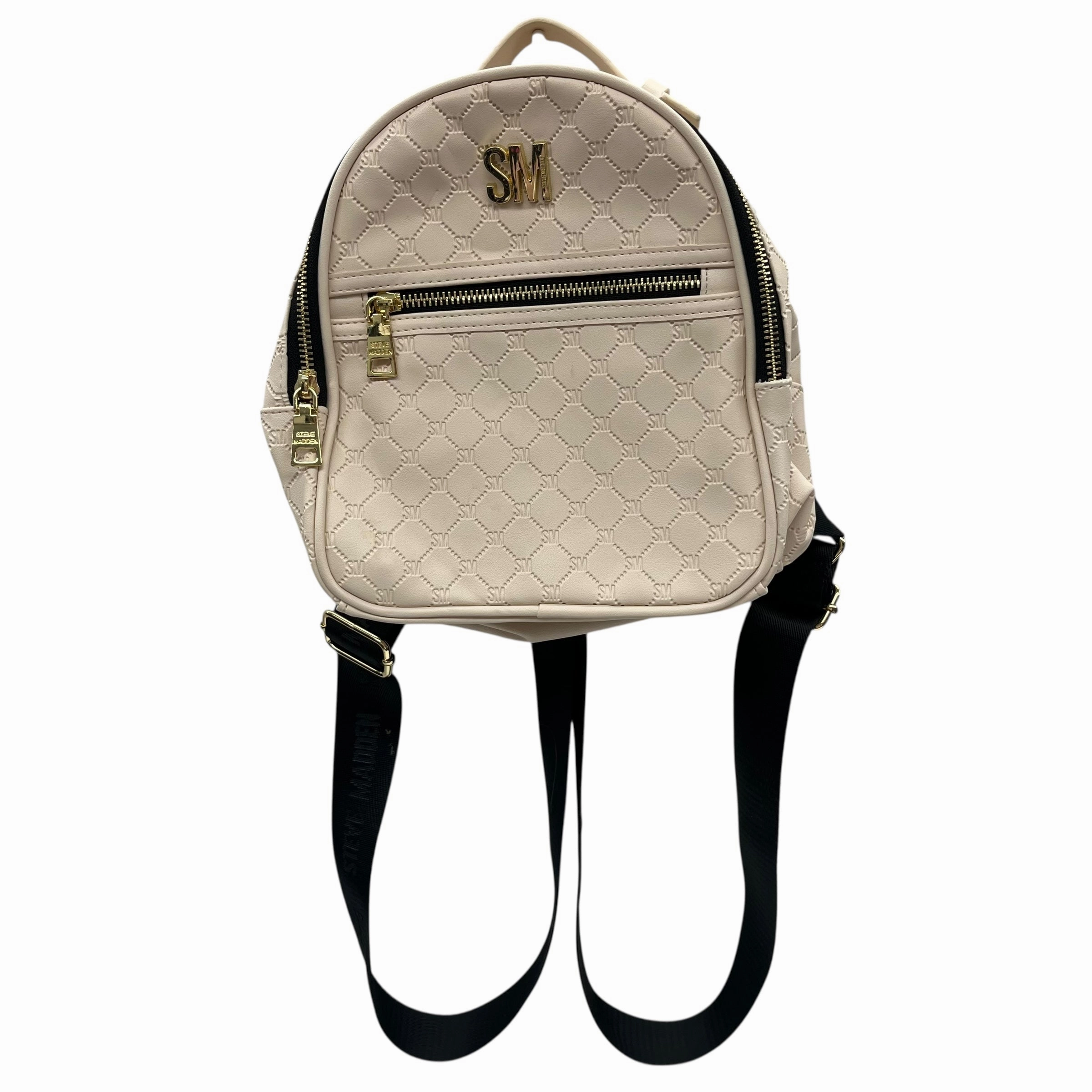 Backpack By Steve Madden In Cream, Size:Small