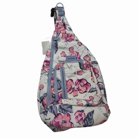 Backpack By Vera Bradley In Blue & Pink, Size:Medium