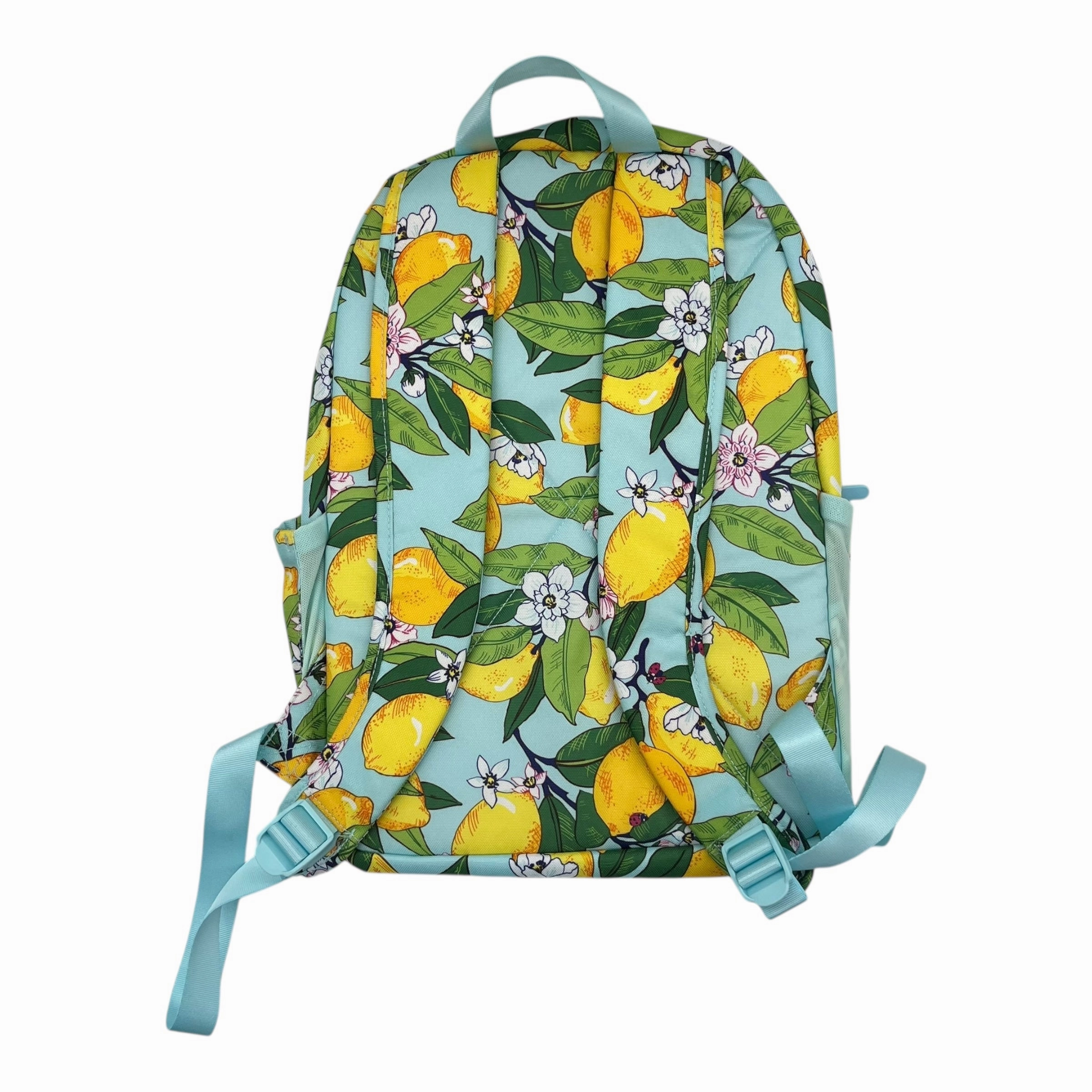 Backpack By Vera Bradley In Blue & Yellow, Size:Medium