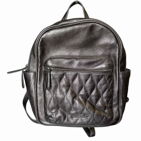 Backpack By Vera Bradley In Silver, Size:Medium