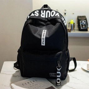 Backpack canvas large capacity junior high school students