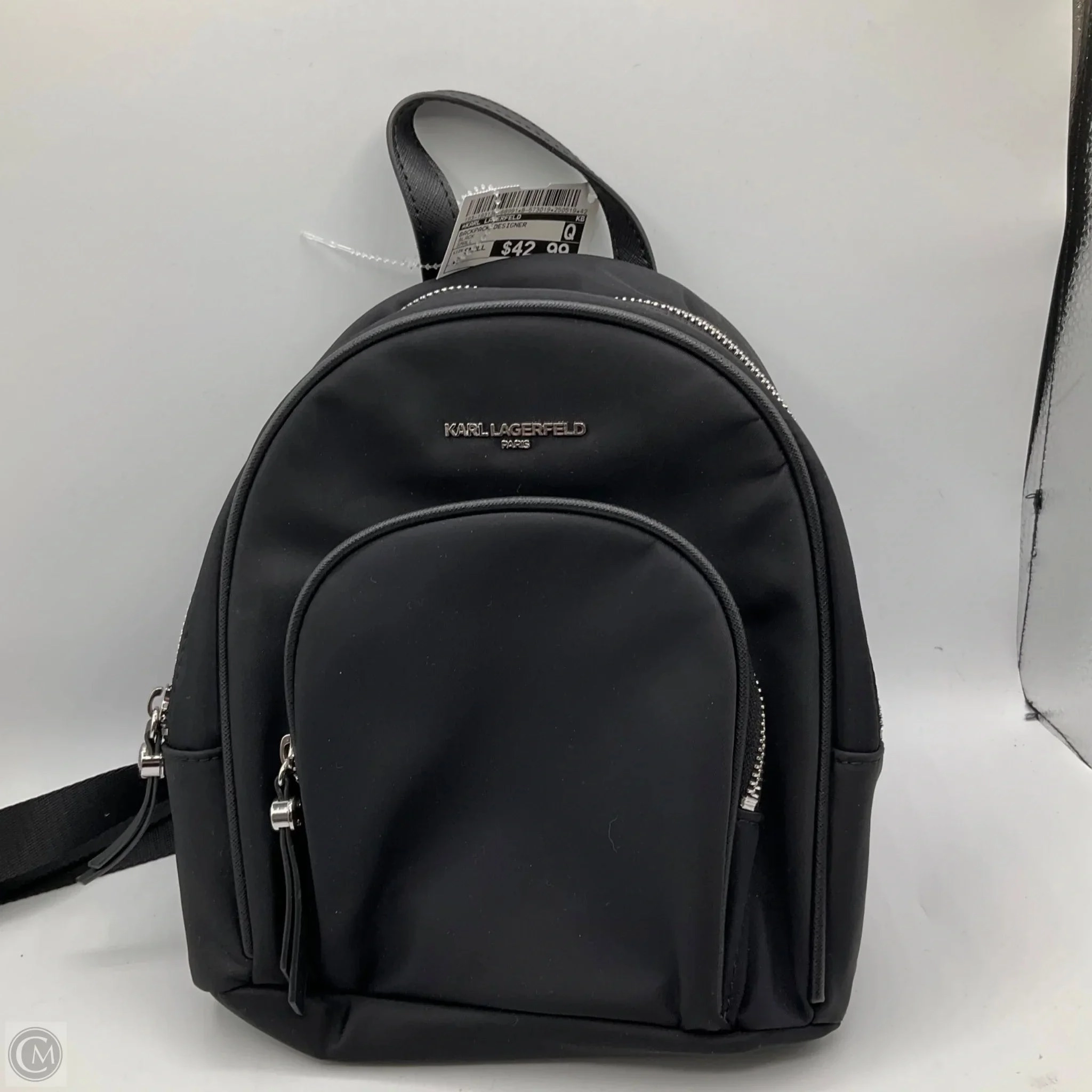 Backpack Designer By Karl Lagerfeld, Size: Small