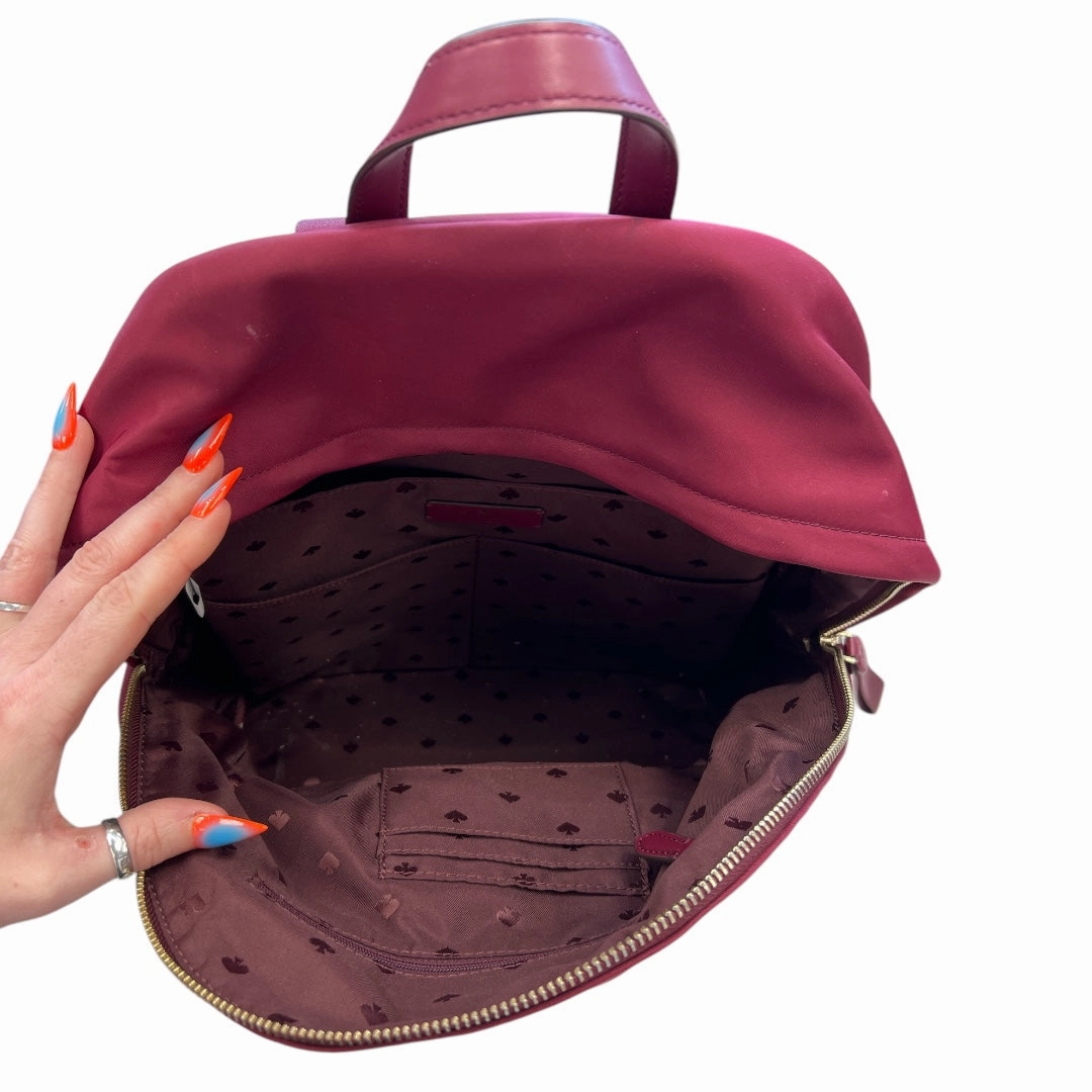 Backpack Designer By Kate Spade In Red, Size:Large