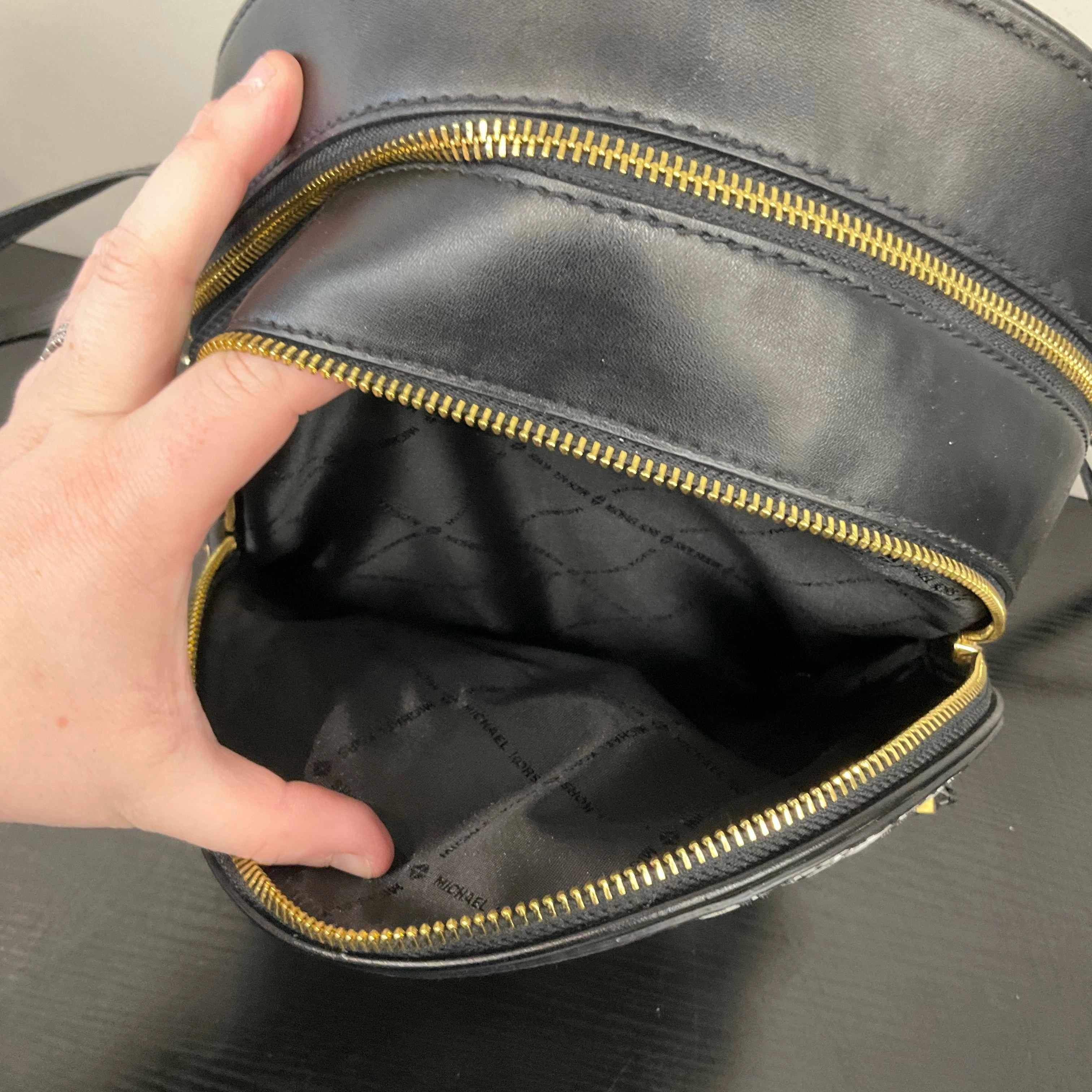 Backpack Designer By Michael Kors In Black, Size:Small