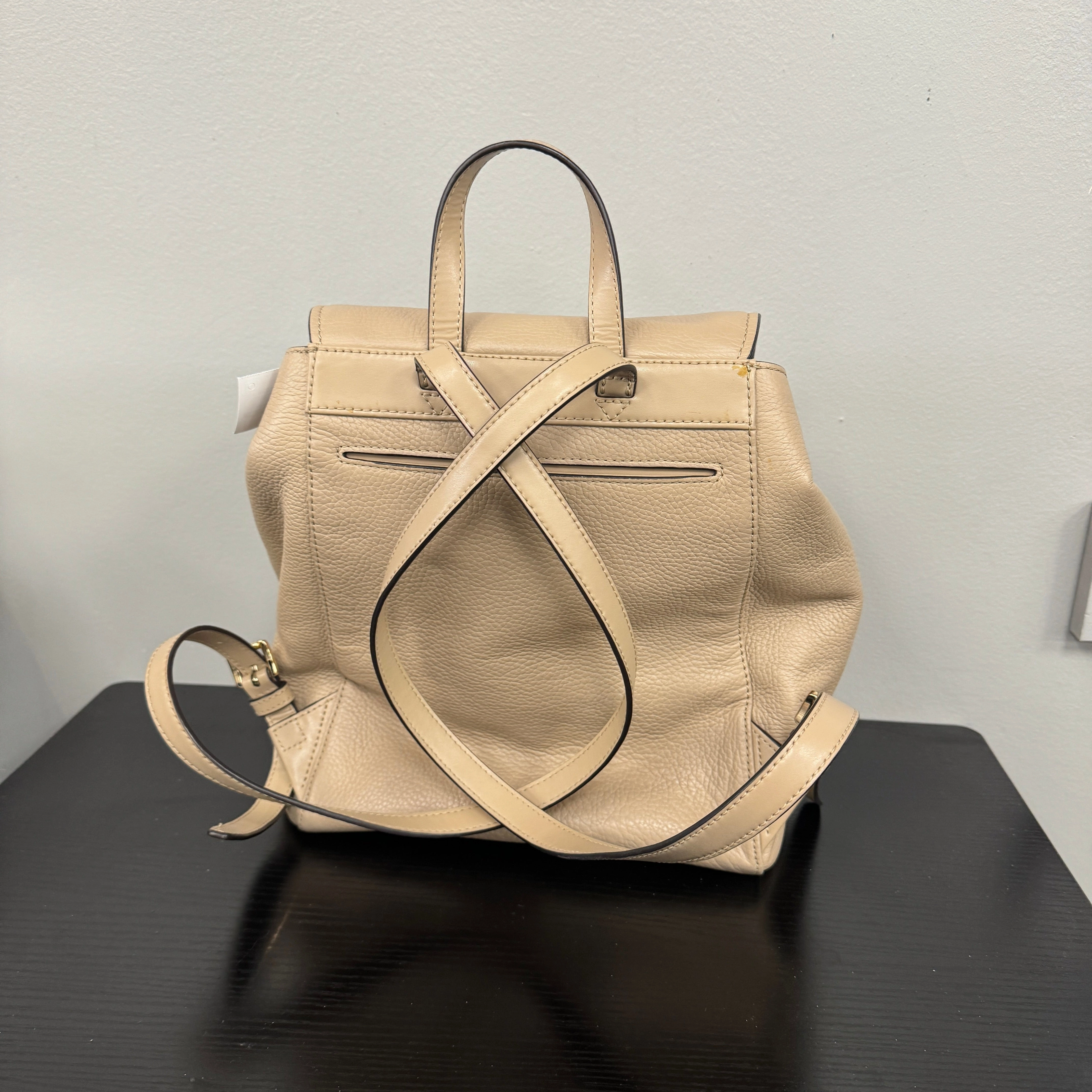 Backpack Designer By Michael Kors In Tan, Size:Medium