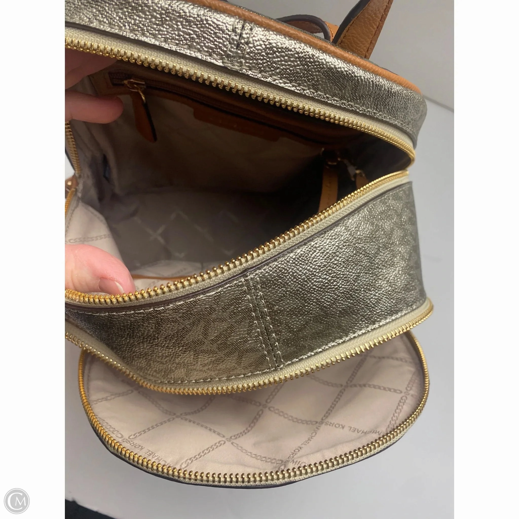 Backpack Designer By Michael Kors, Size: Large