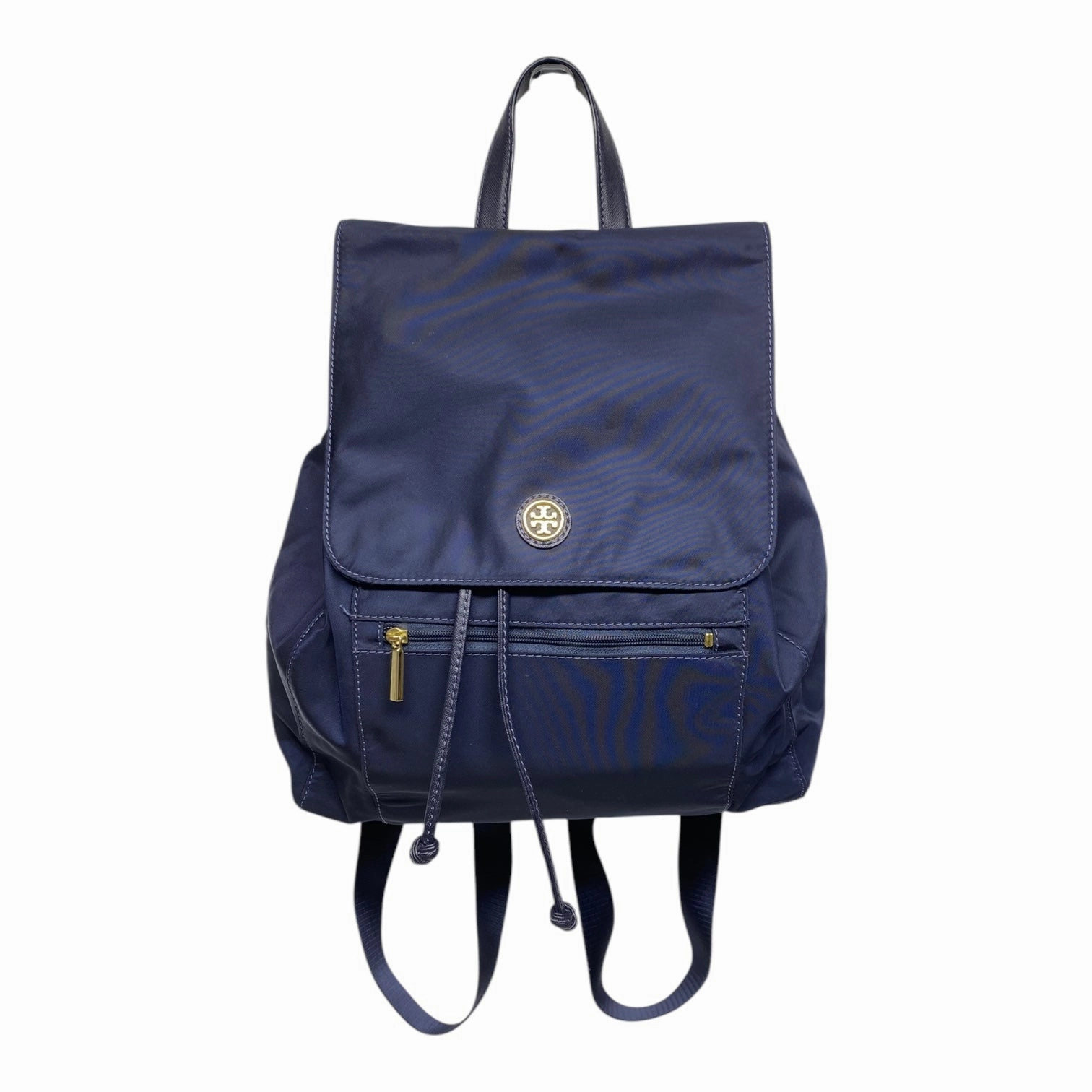 Backpack Designer By Tory Burch In Navy, Size:Medium