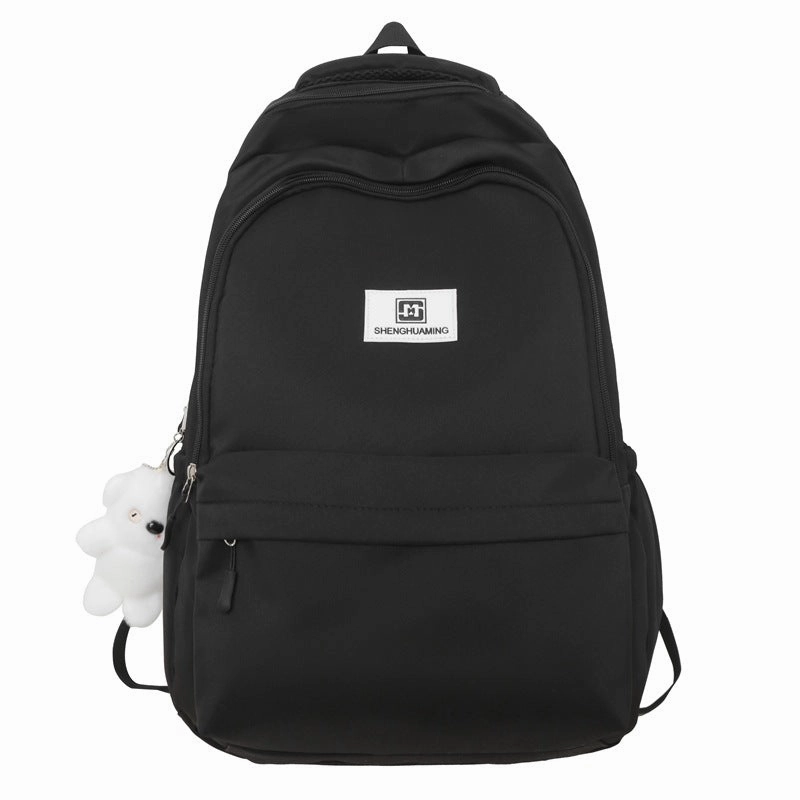 Backpack junior high school students large capacity waterproof schoolbag