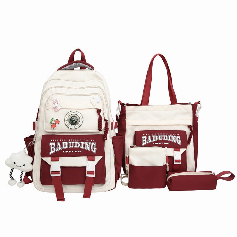 Backpack large capacity load reduction spine protection