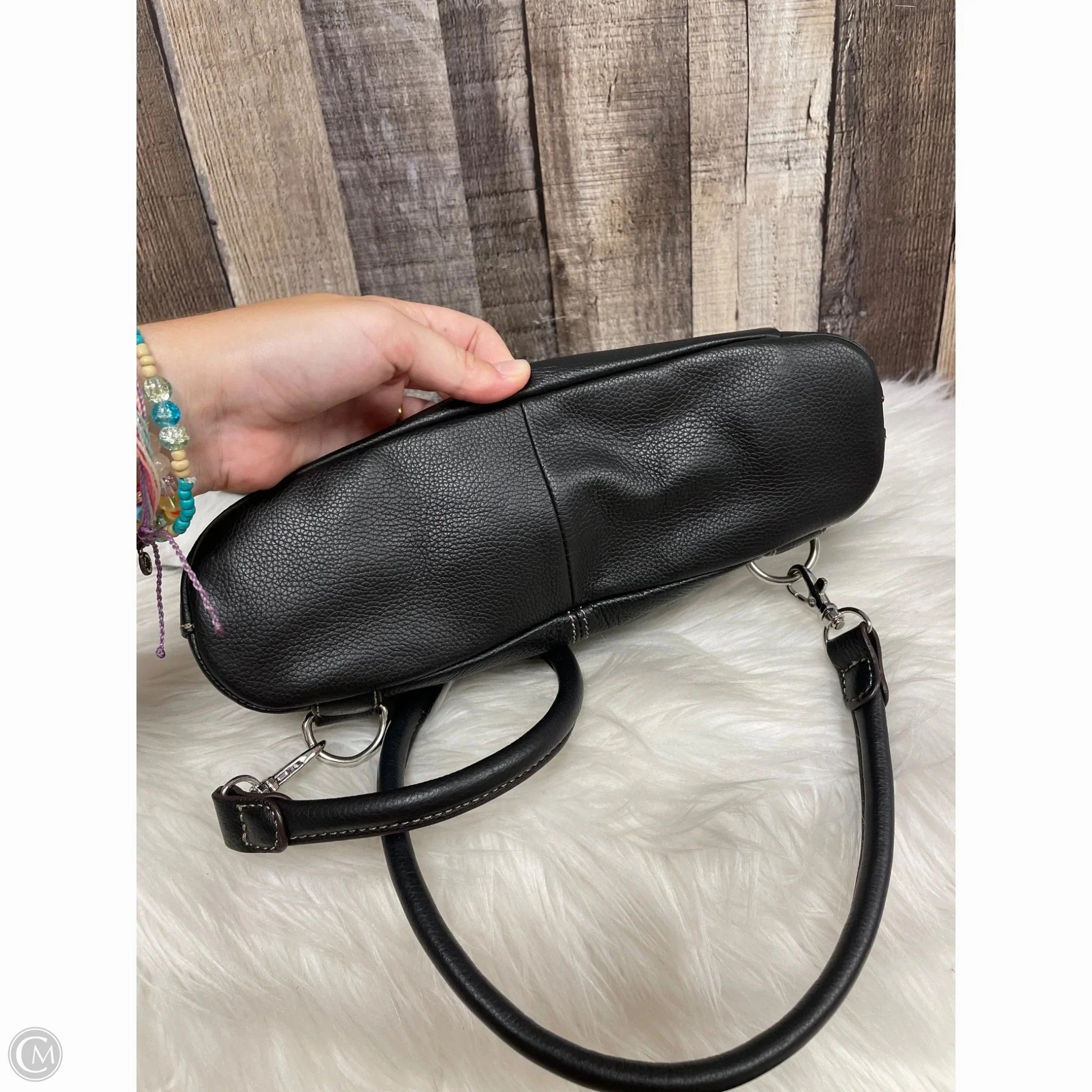 Backpack Leather By Clarks, Size: Small
