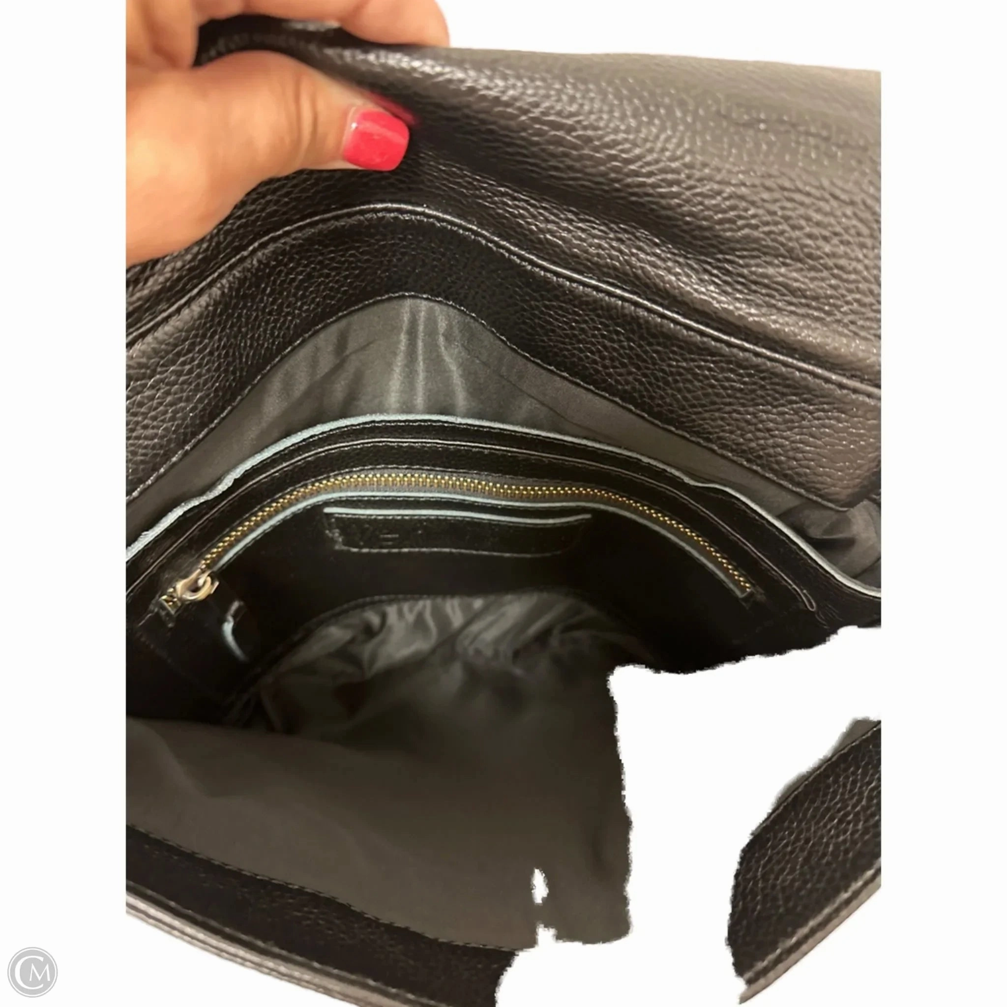 Backpack Leather By Clothes Mentor, Size: Medium