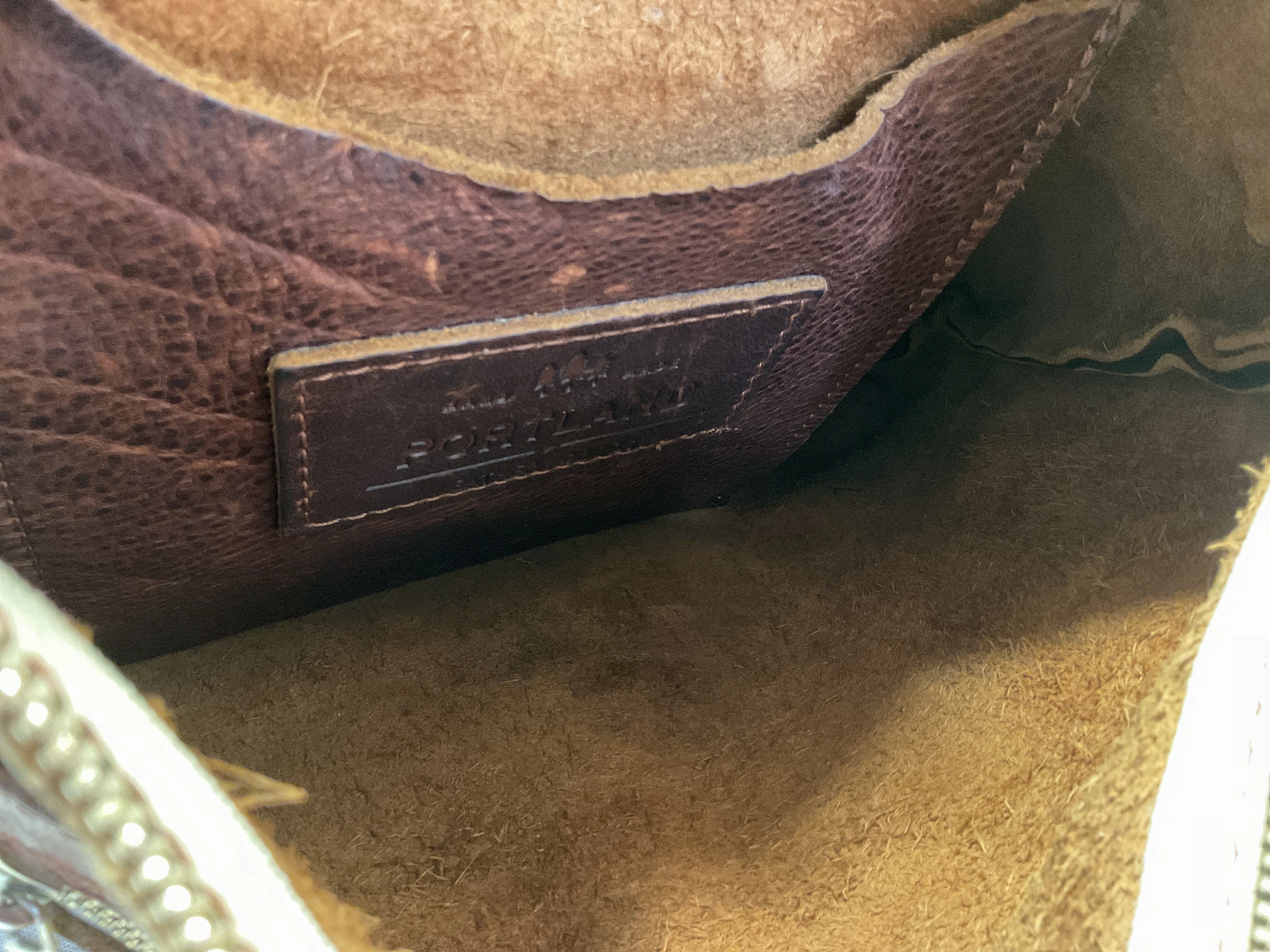 Backpack Leather By Cmb In Brown, Size:Medium