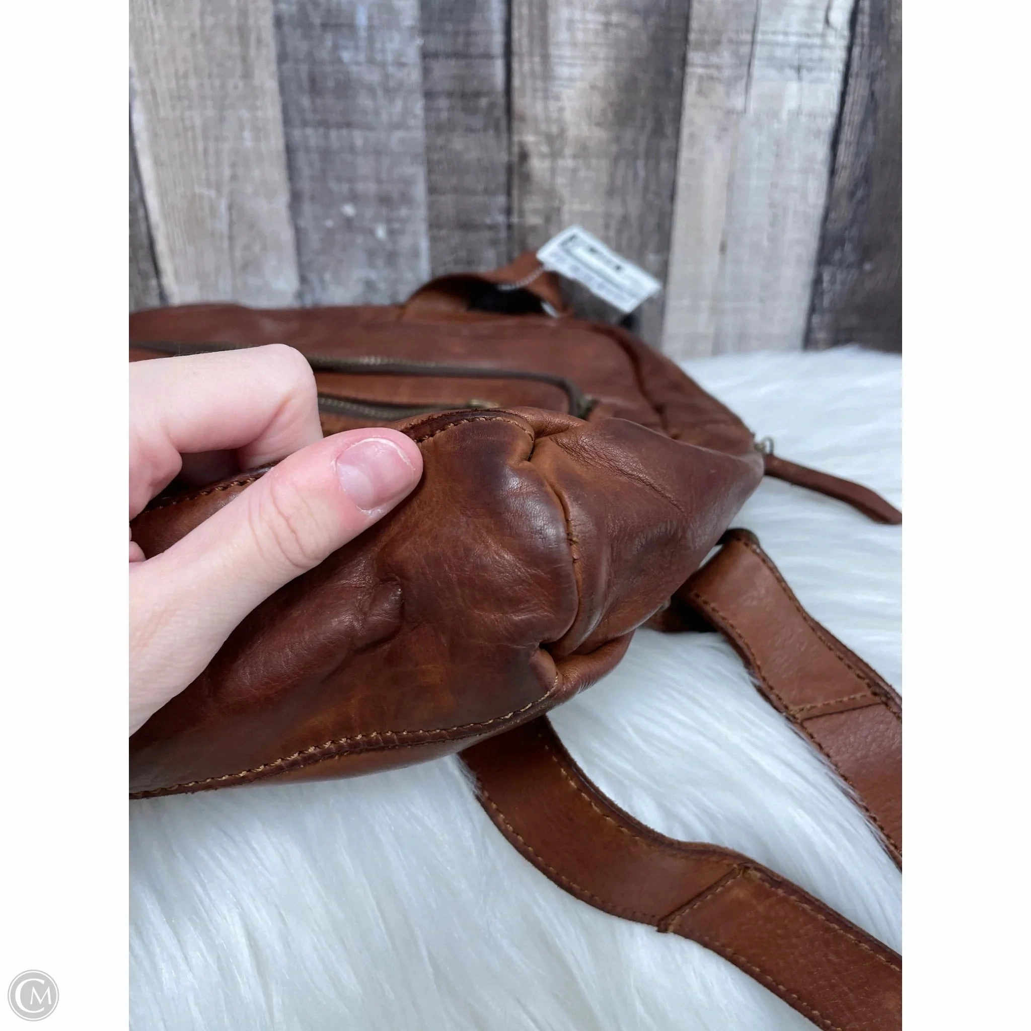 Backpack Leather By Cmc, Size: Medium