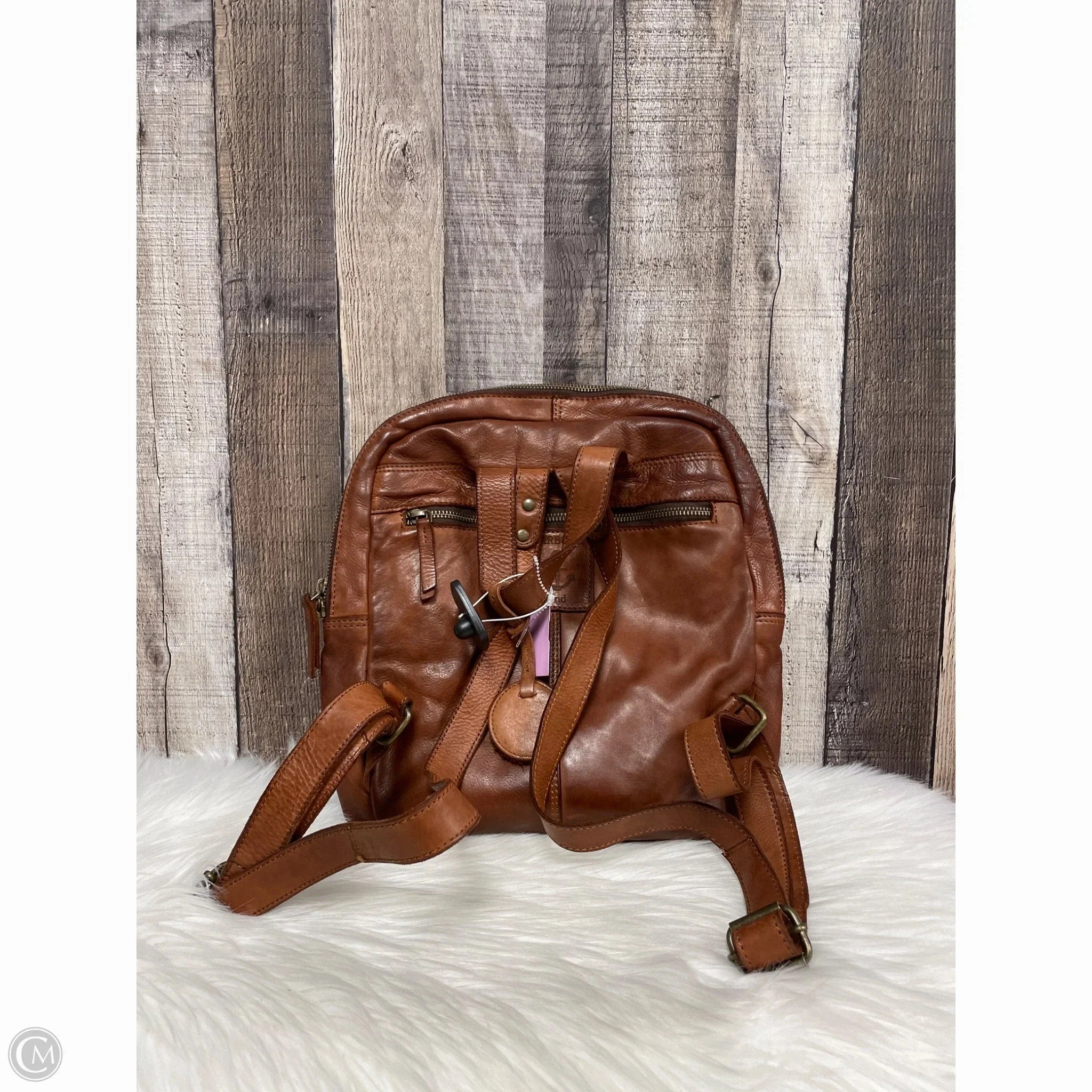 Backpack Leather By Cmc, Size: Medium