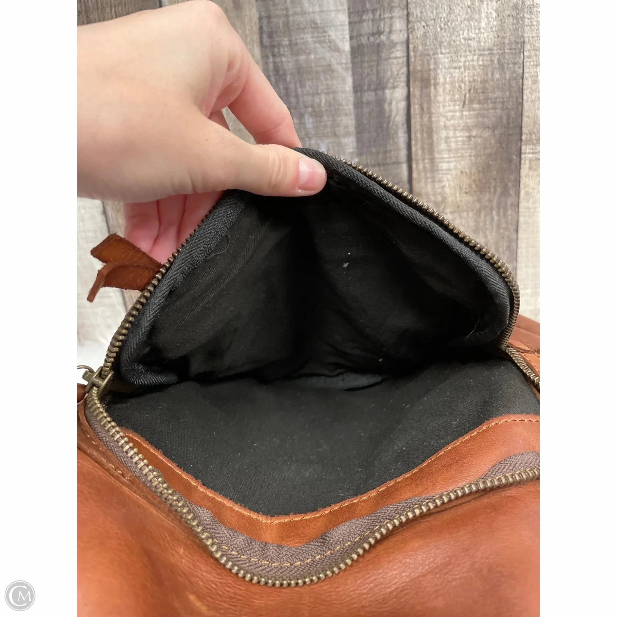 Backpack Leather By Cmc, Size: Medium