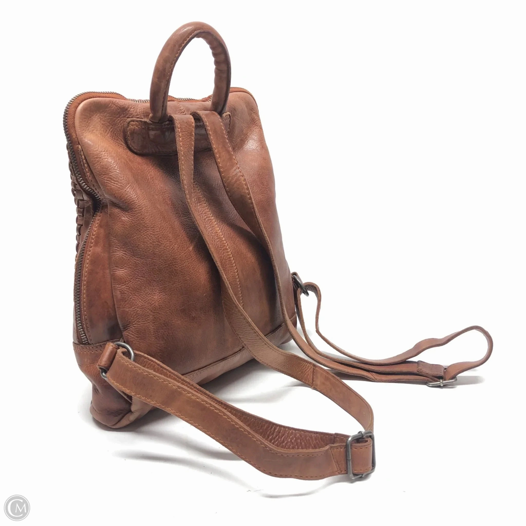 Backpack Leather By Cmc, Size: Medium