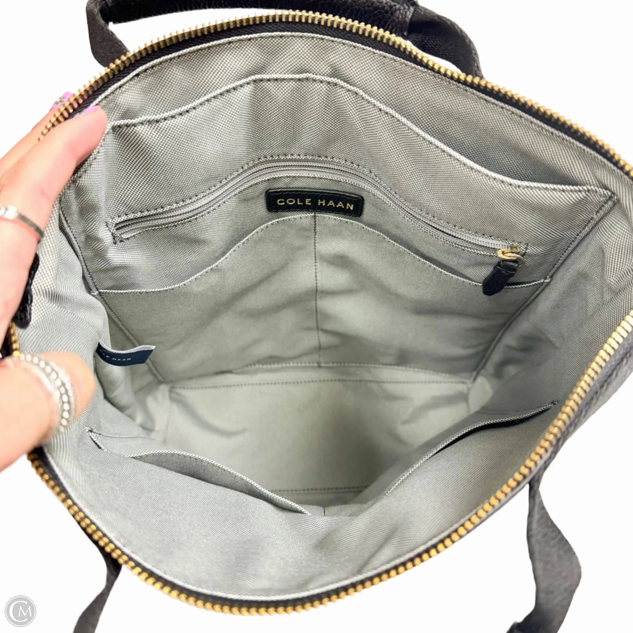 Backpack Leather By Cole-haan, Size: Medium