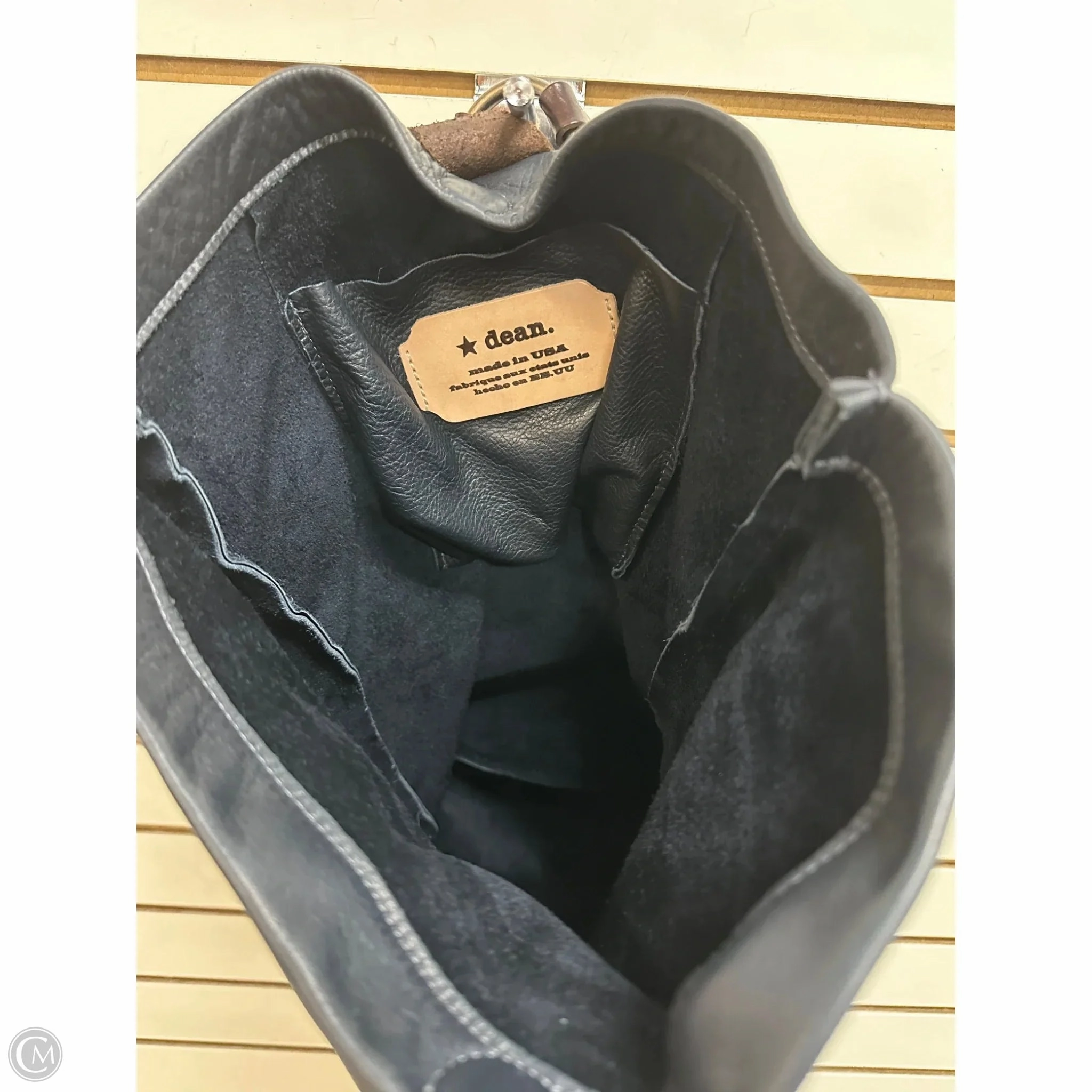 Backpack Leather By Dean, Size: Medium