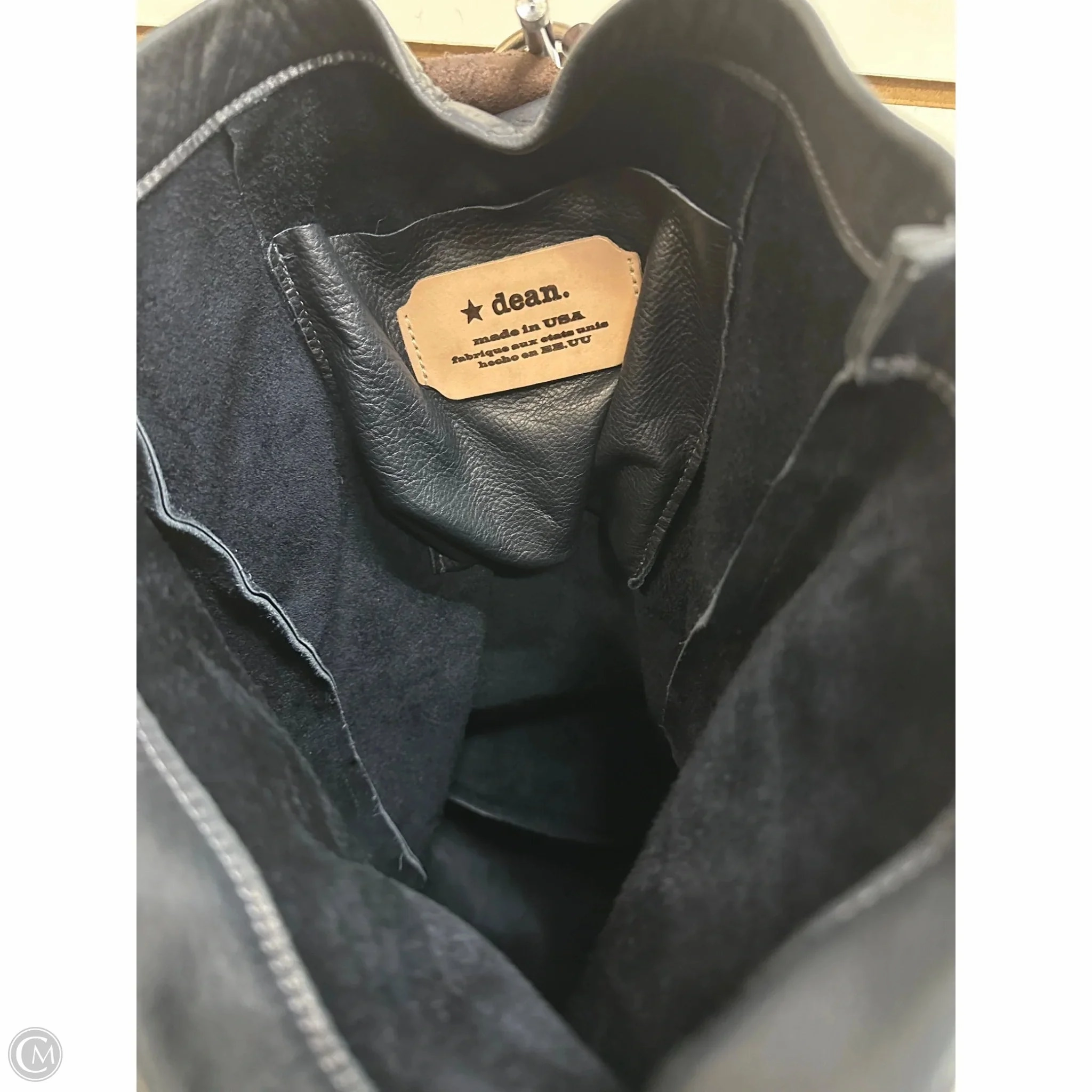 Backpack Leather By Dean, Size: Medium