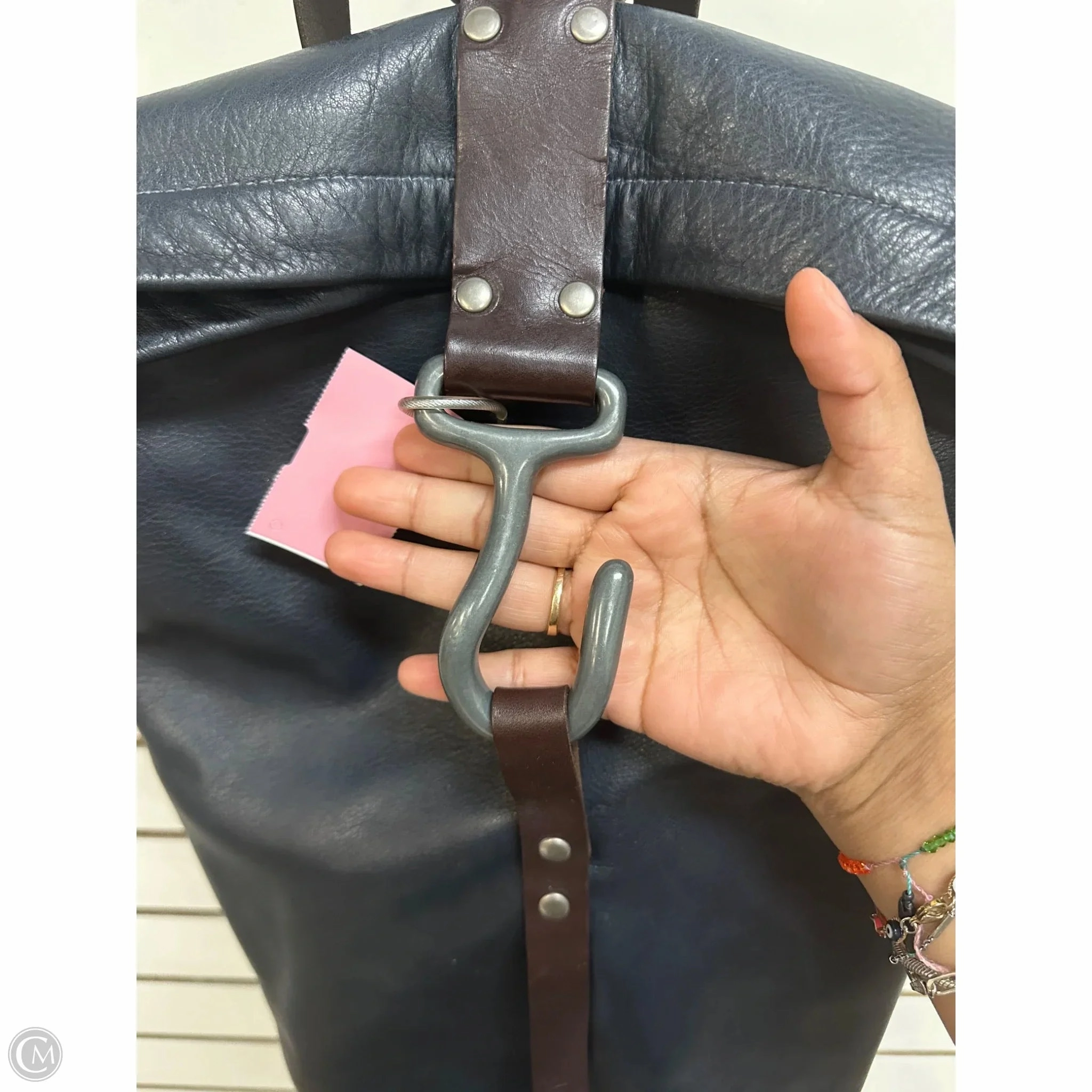 Backpack Leather By Dean, Size: Medium