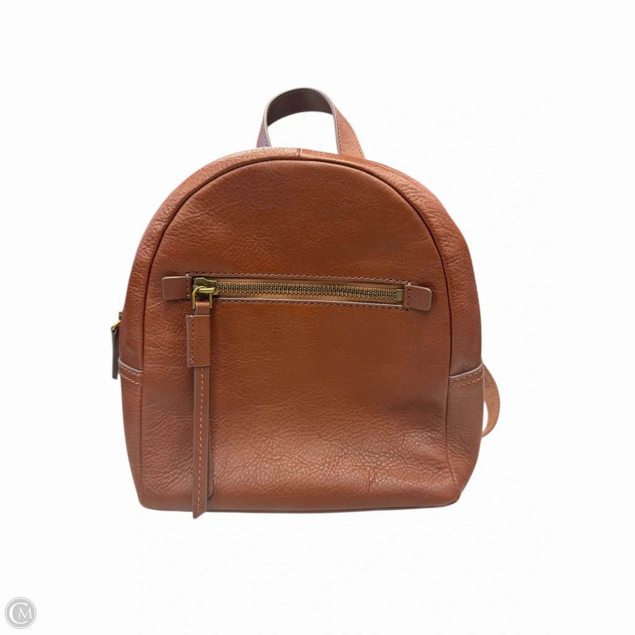 Backpack Leather By Fossil, Size: Small