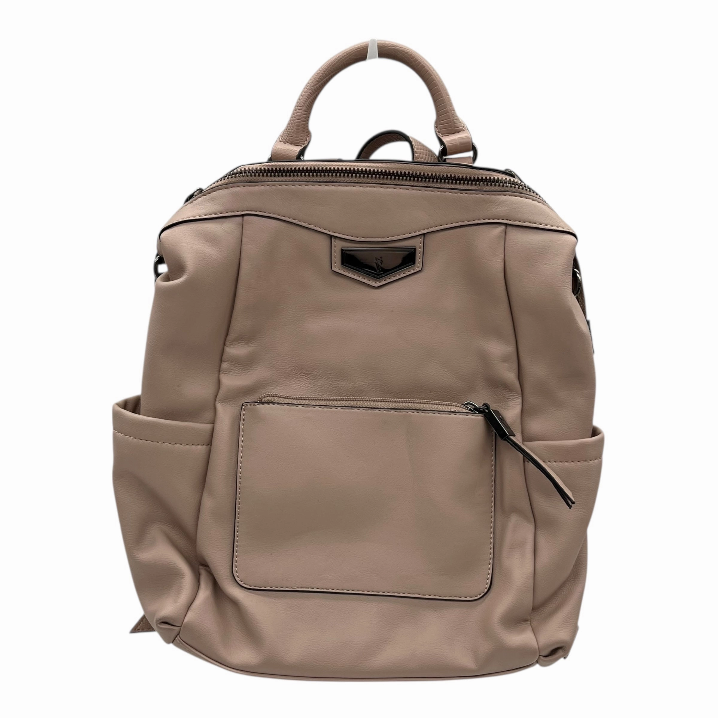 Backpack Leather By Simply Vera In Pink, Size:Medium