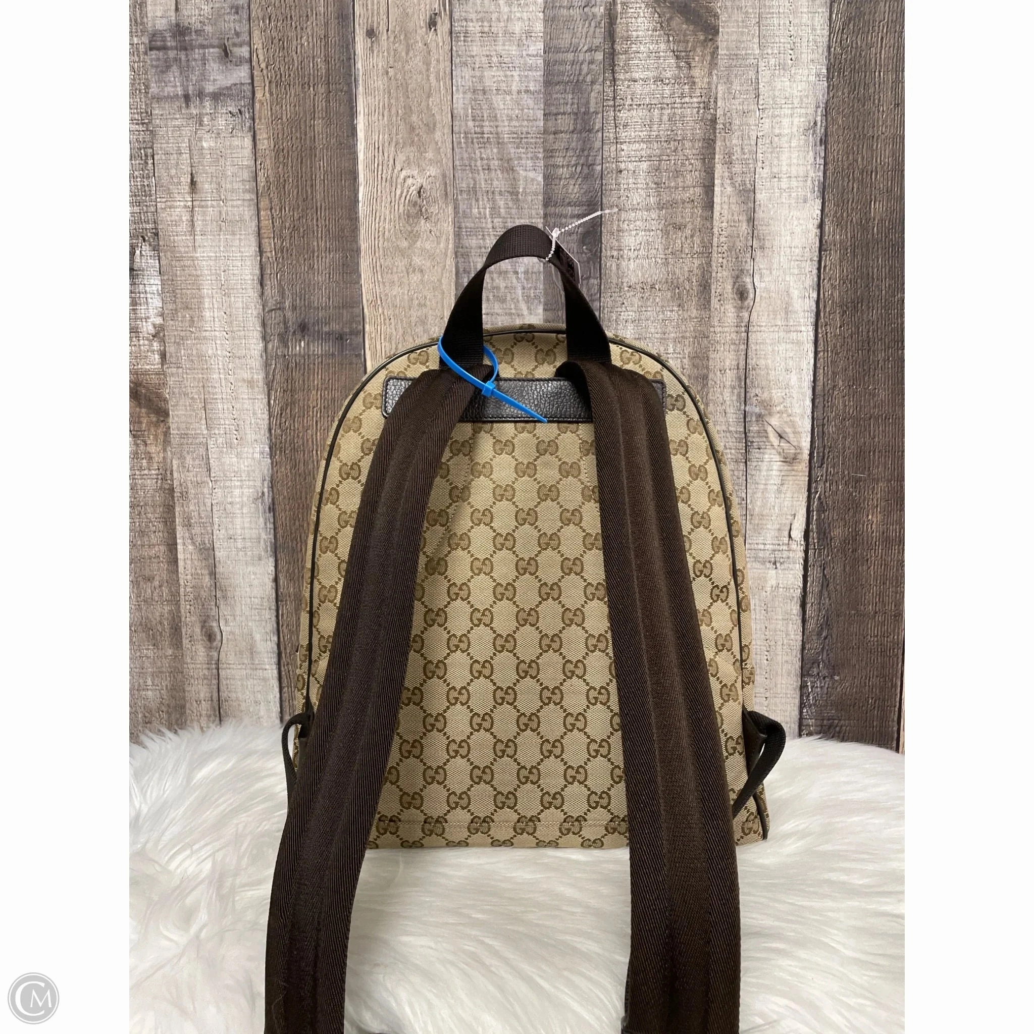 Backpack Luxury Designer By Gucci, Size: Medium