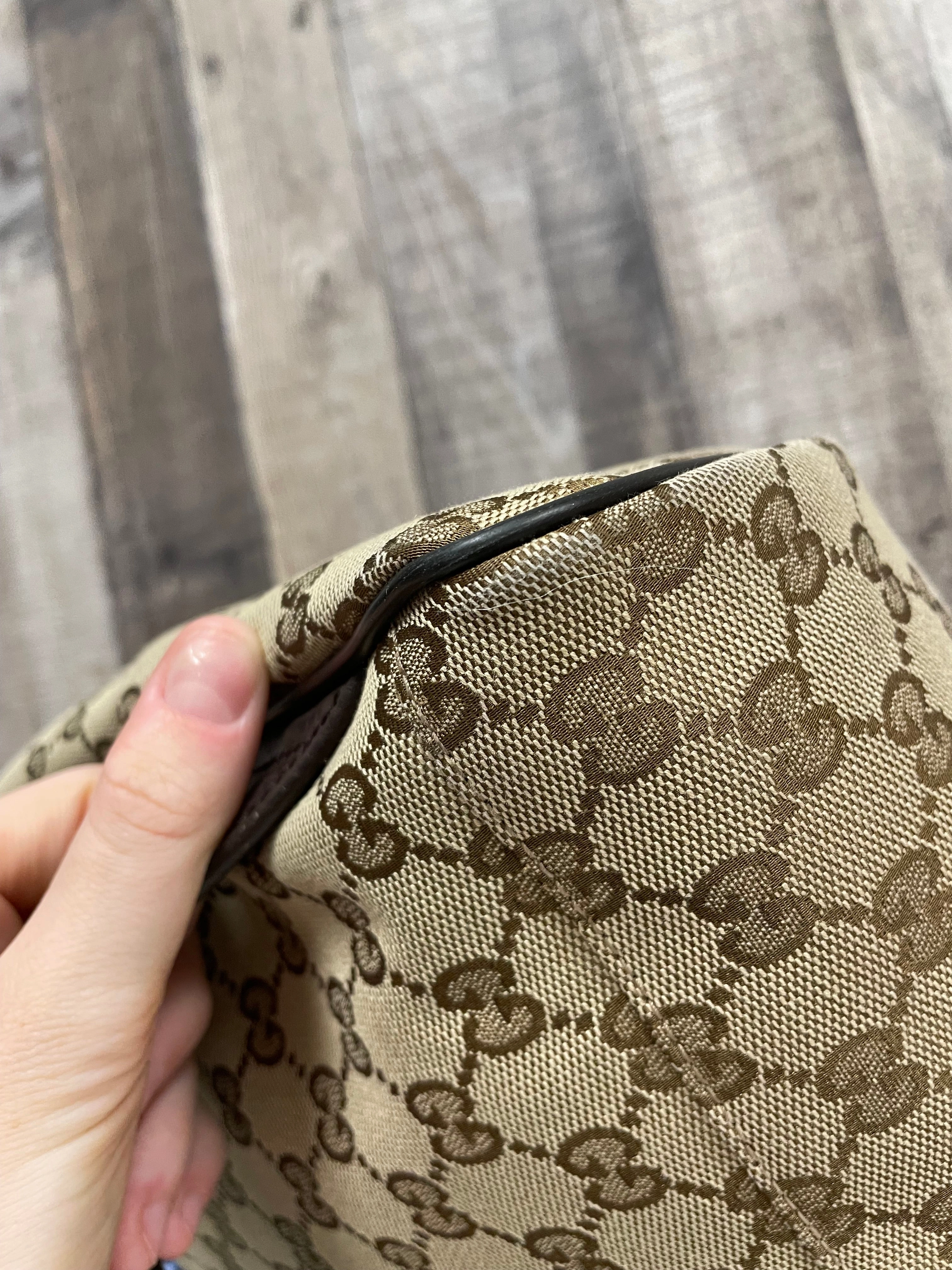 Backpack Luxury Designer By Gucci, Size: Medium