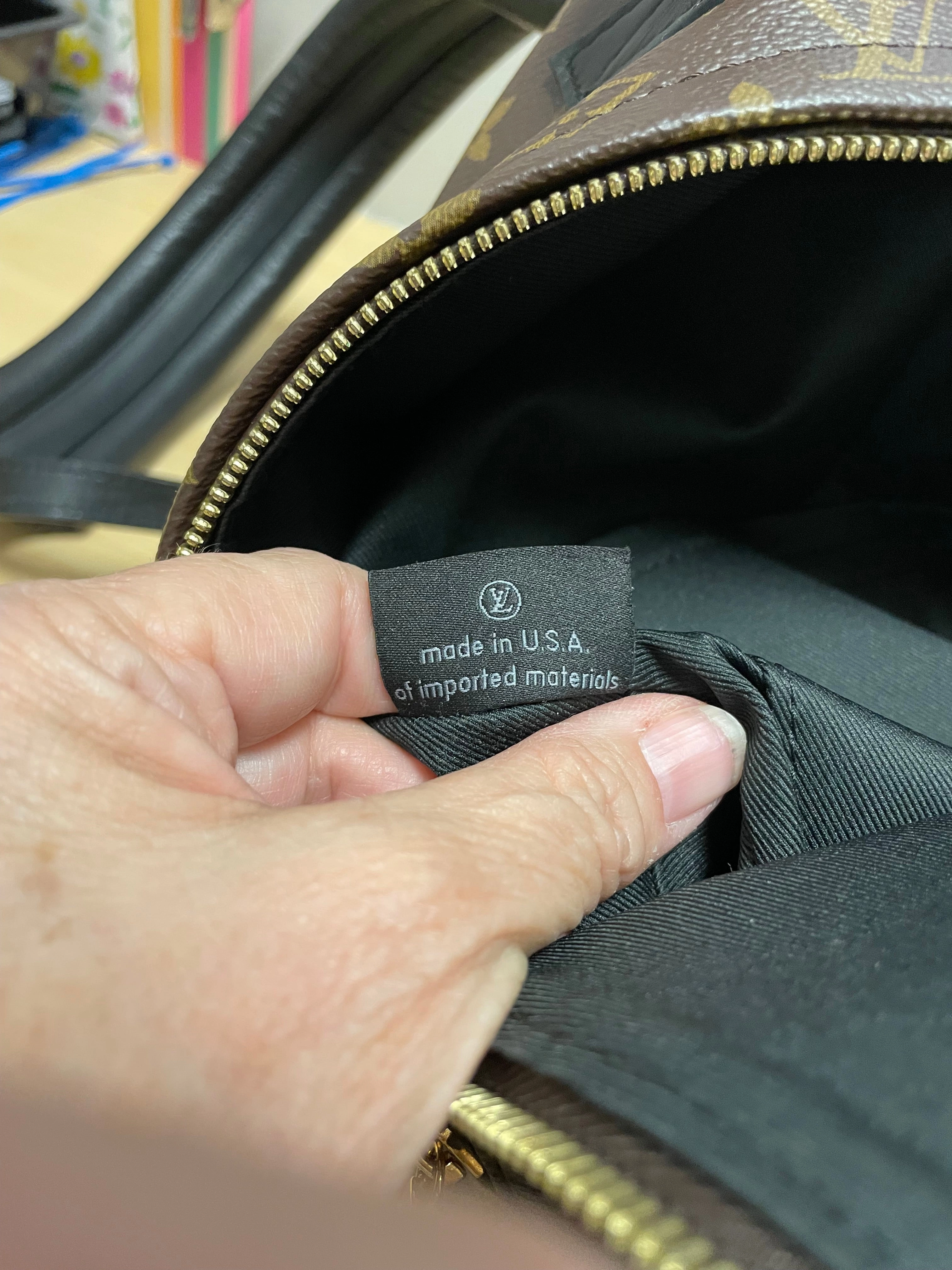 Backpack Luxury Designer By Louis Vuitton, Size: Medium