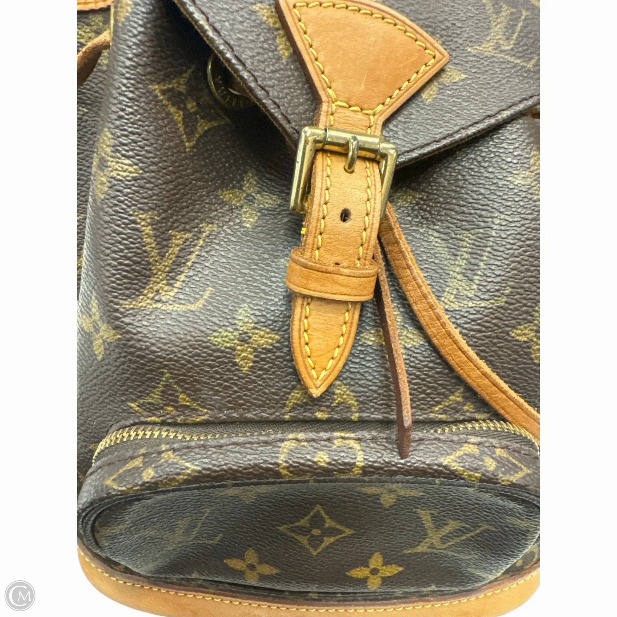 Backpack Luxury Designer By Louis Vuitton, Size: Small