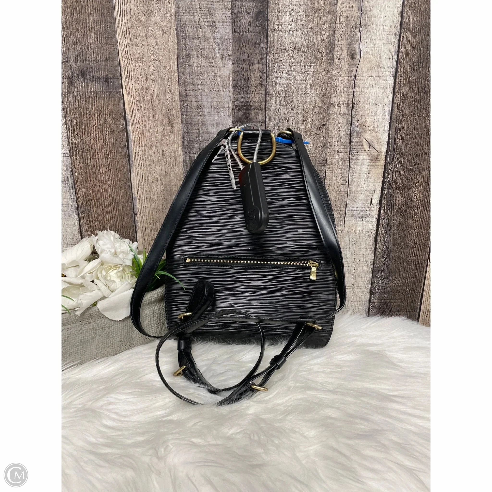Backpack Luxury Designer By Louis Vuitton, Size: Small