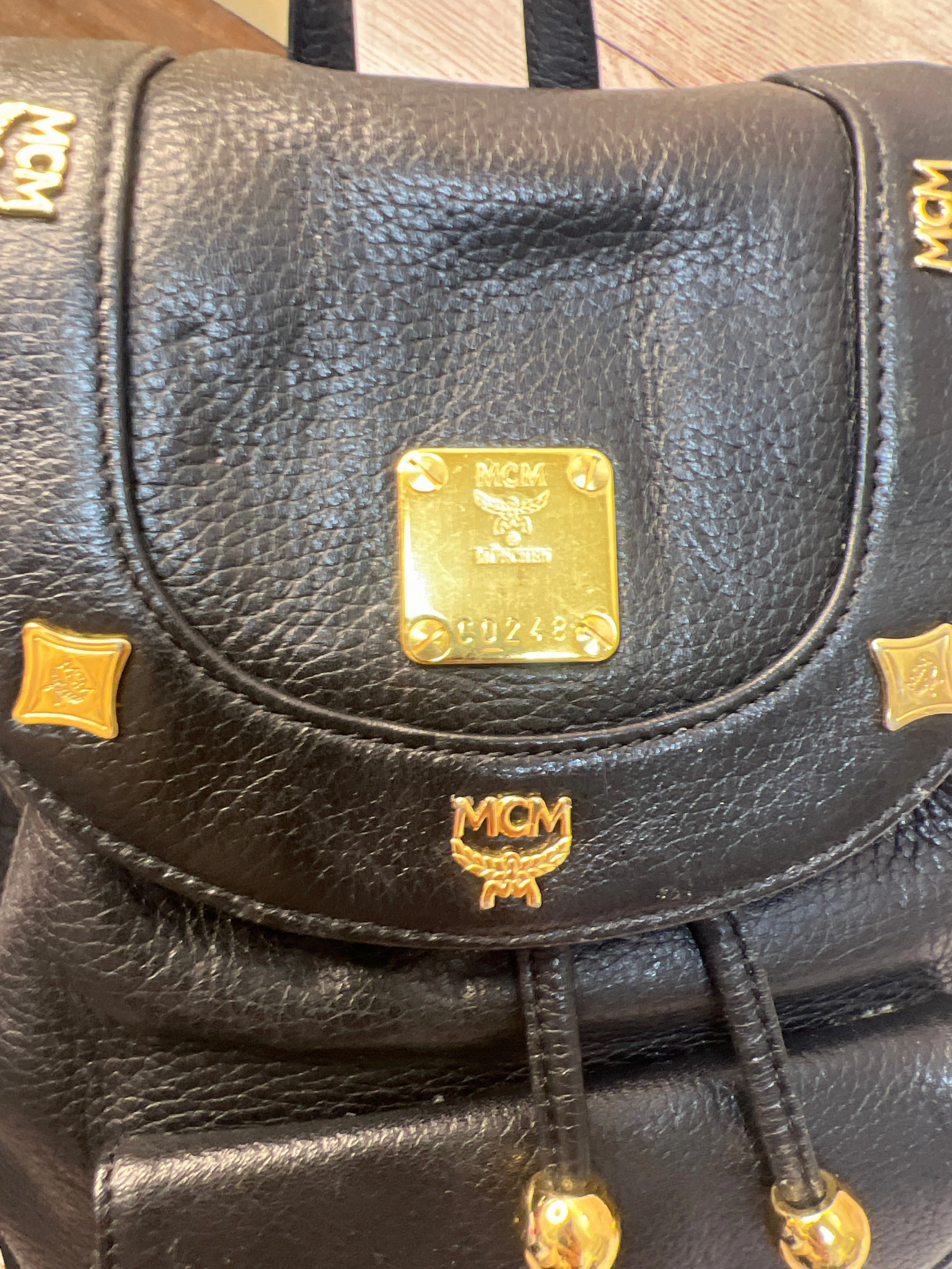 Backpack Luxury Designer By Mcm  Size: Large