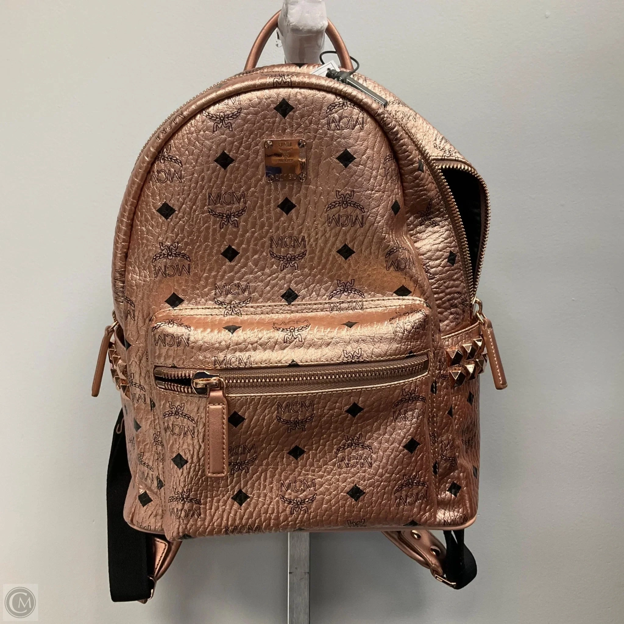 Backpack Luxury Designer By Mcm, Size: Medium