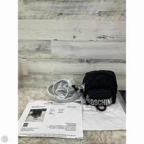 Backpack Luxury Designer By Moschino, Size: Small