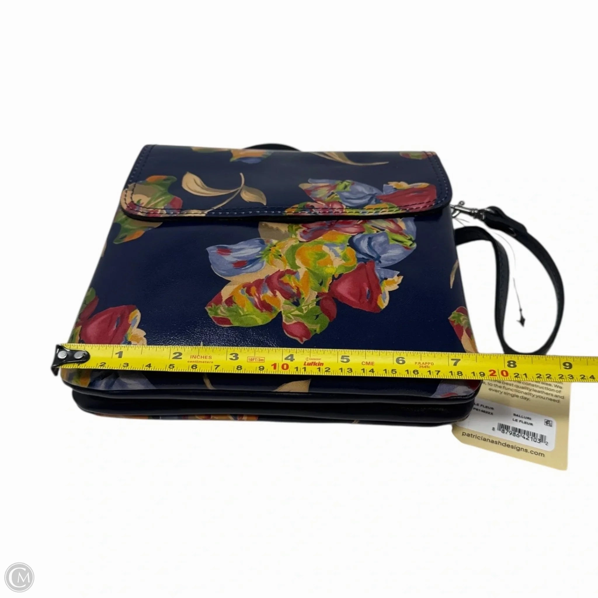 Balluri Crossbody in Le Fleur Handbag Designer By Patricia Nash, Size: Medium