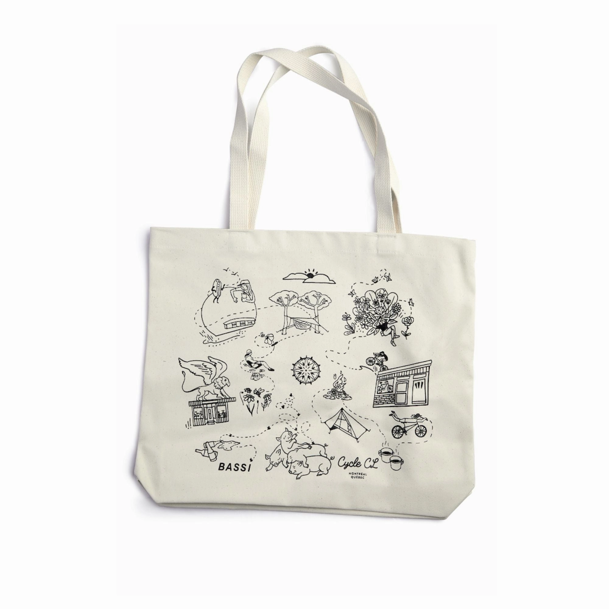 BASSI BIKES Tote Bag